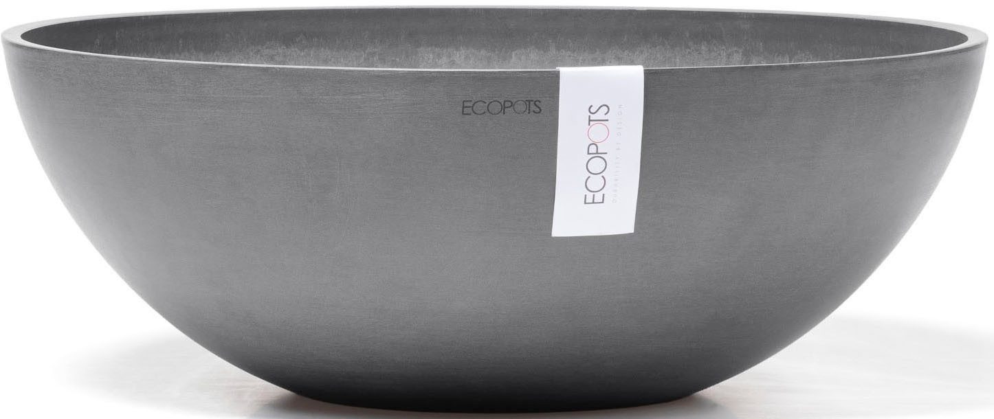 ECOPOTS Blumentopf VIENNA Grey, BxTxH: 50x50x18 cm