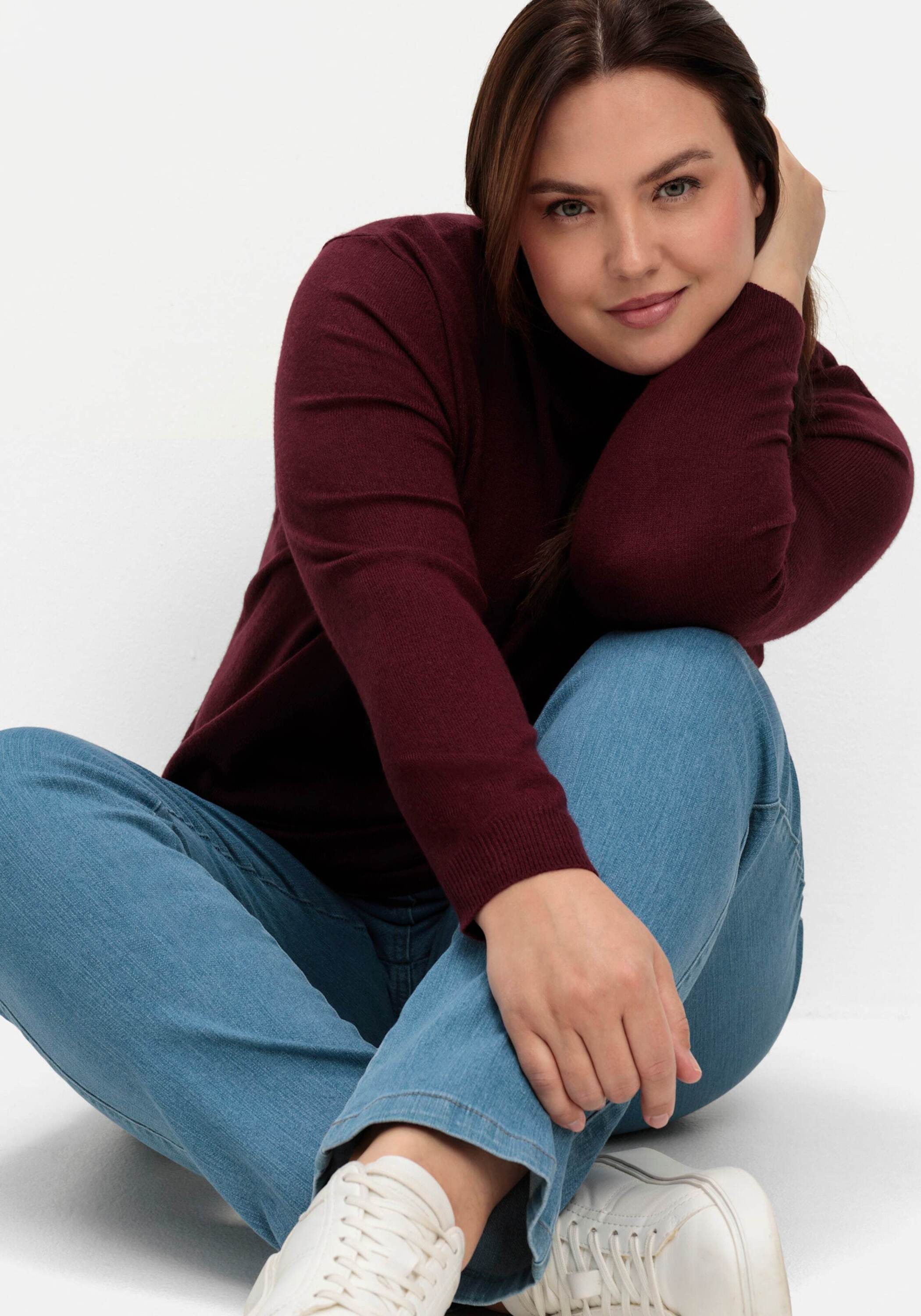 Sieh an! Strickpullover Pullover Langarm Jersey