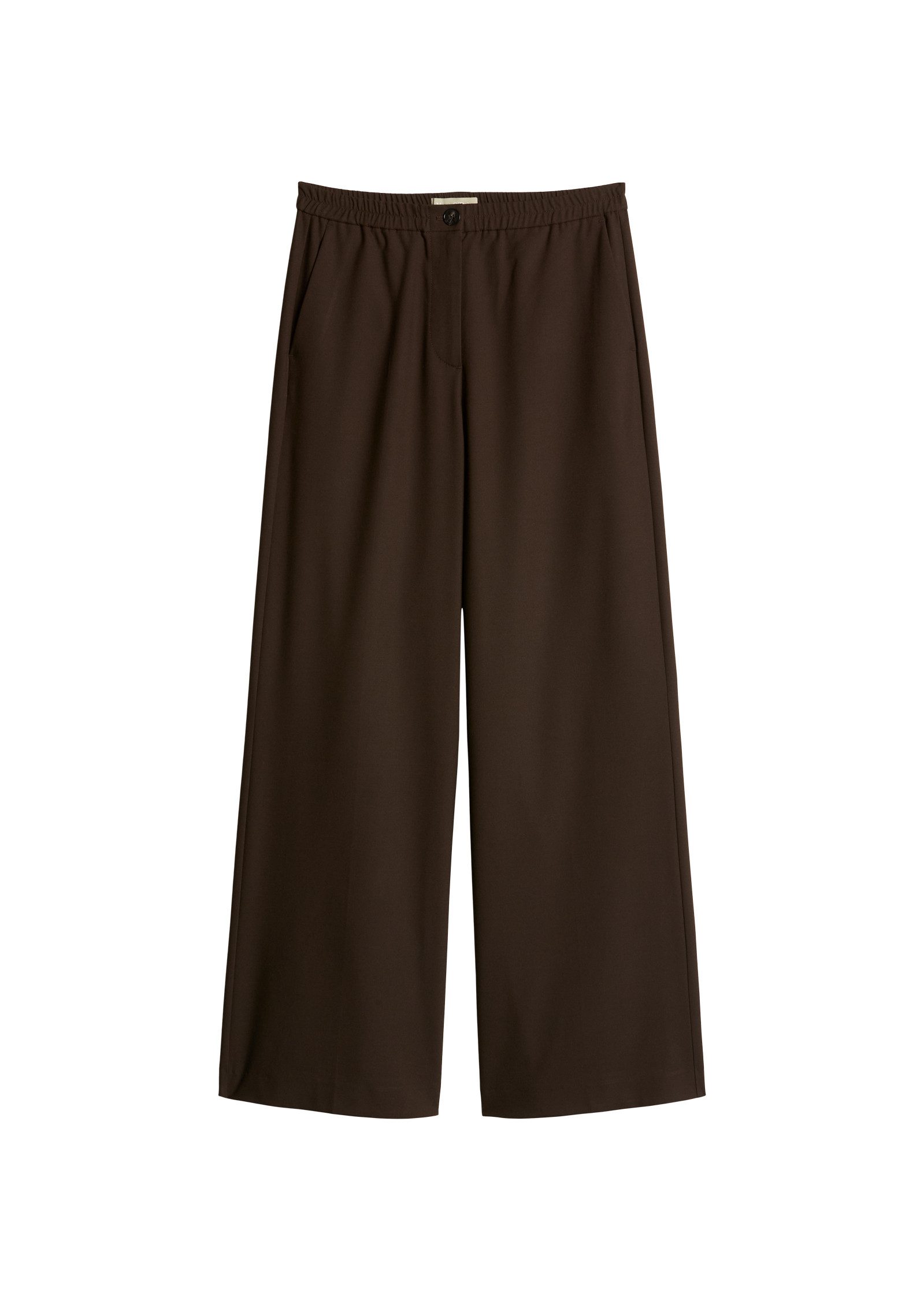 Marc O'Polo Stoffhose Margo Wide in Woll-Optik, Wide Fit