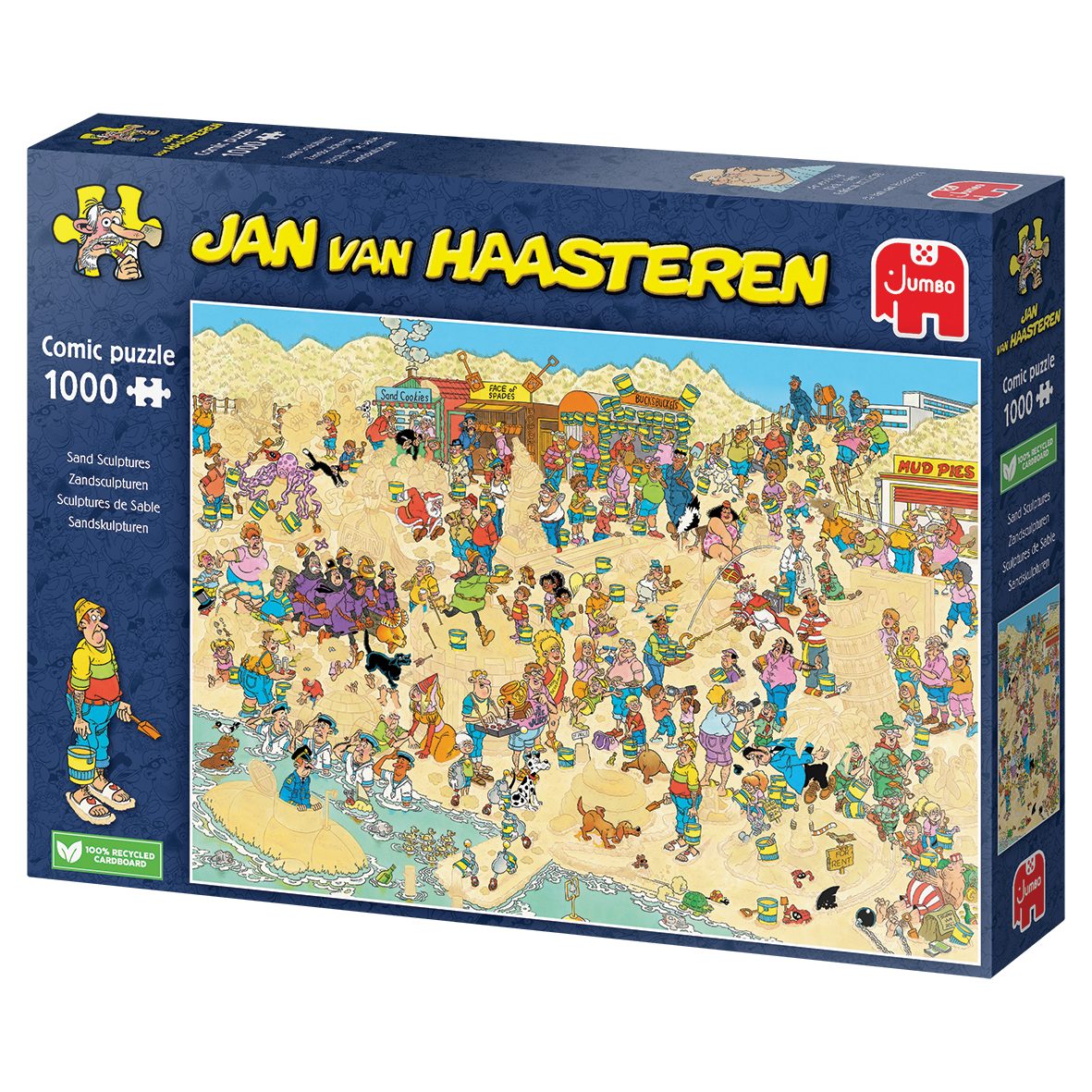 Puzzle van Haasteren Jan 20071 Puzzleteile Sandskulpturen, 1000 Spiele Jumbo Jumbo