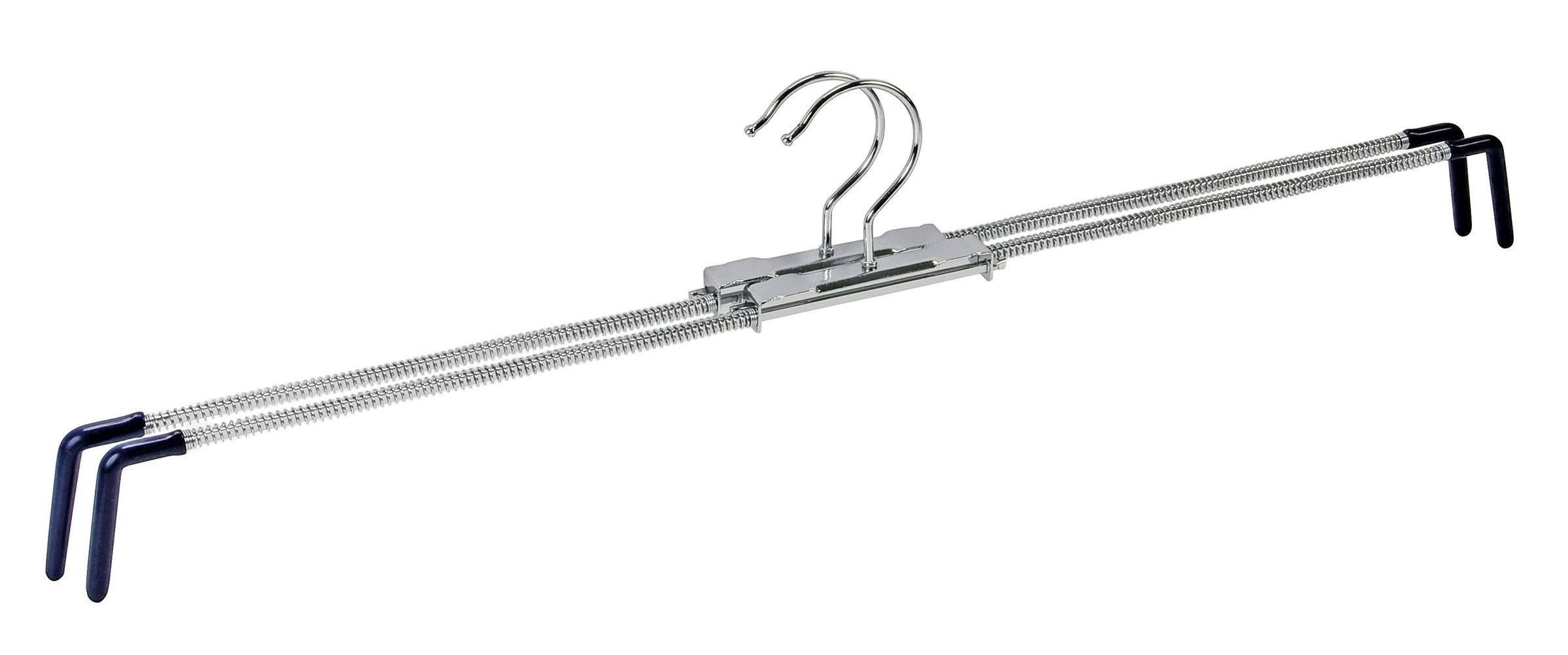 WENKO Kleiderbügel Silberner Hosenbügel, 2 Stück, WENKO, (Set, 1-tlg)