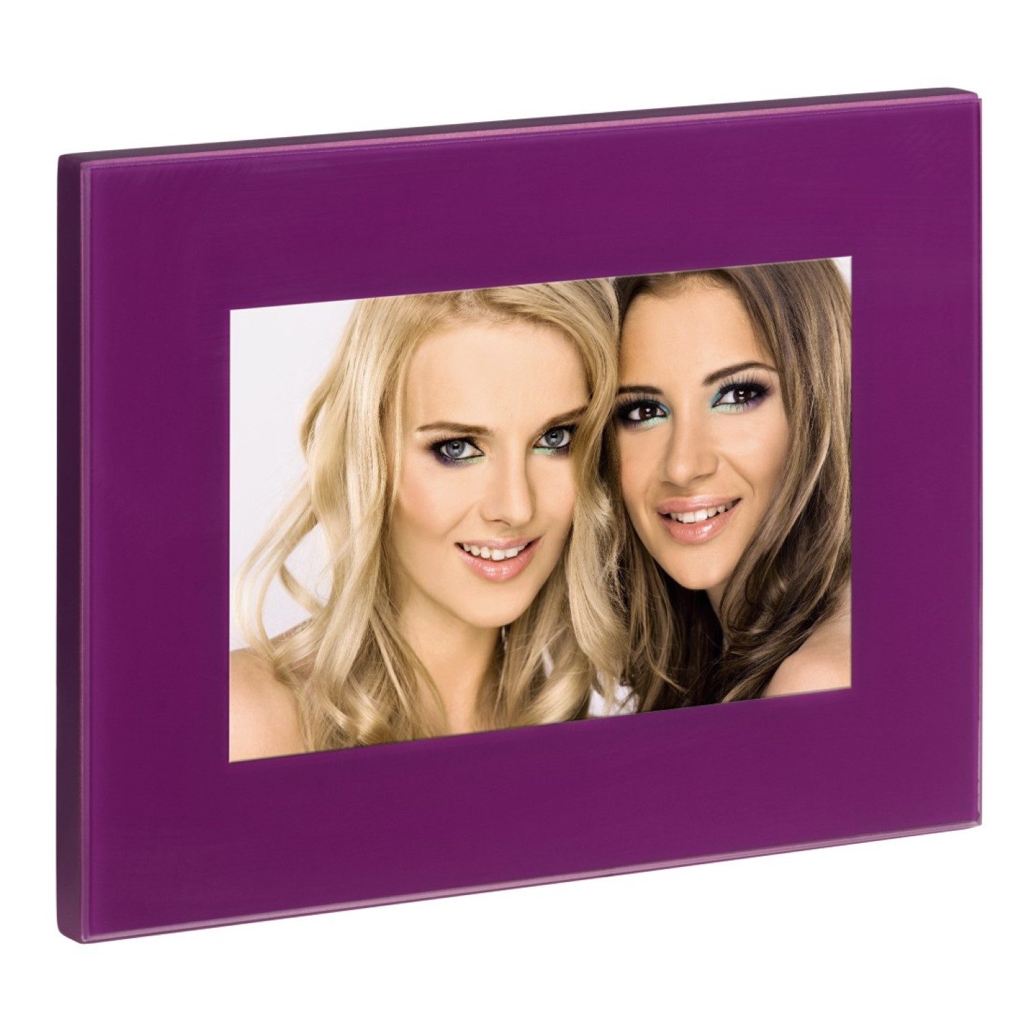 Hama Bilderrahmen Glas-Rahmen 13x18cm Lila Bilder-Rahmen, günstig online kaufen