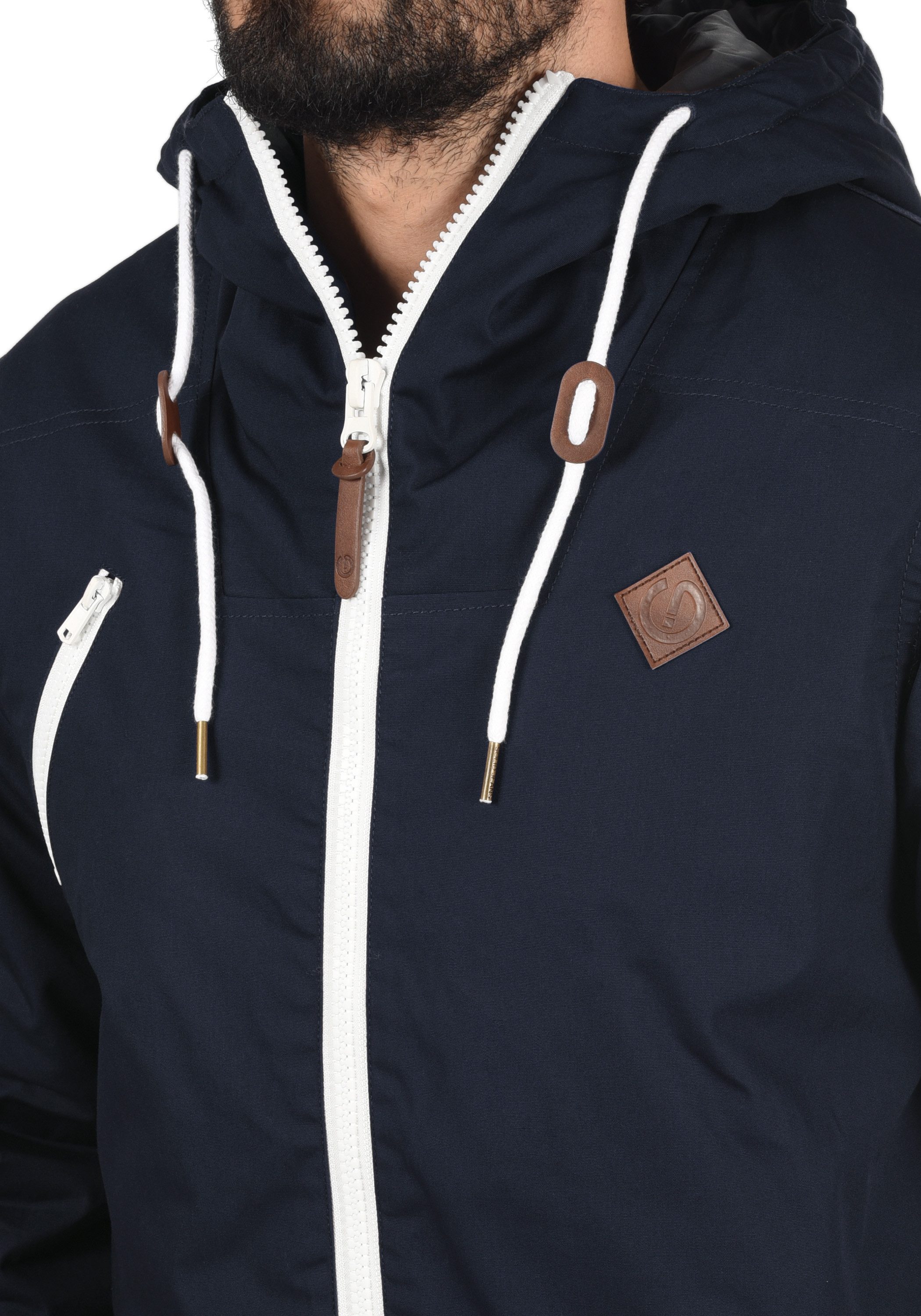 !Solid Kurzjacke SDTilden Übergangsjacke mit kontrastfarbenen Reißverschlüssen