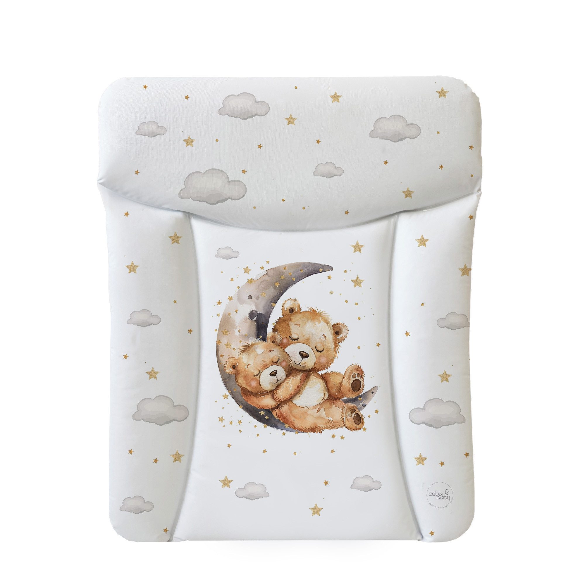 CEBA BABY Wickelauflage Weiche Wickeltischauflage 50 x 70 cm, 72 x 75 cm, 85 x 72 cm, Wickelauflage für Junge und Mädchen - Wasserdicht, abwaschbar