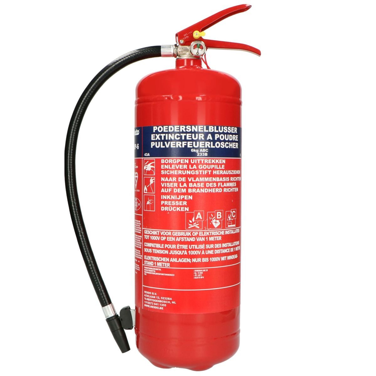 Alecto Löschdecke Pulverlöscher 6 kg