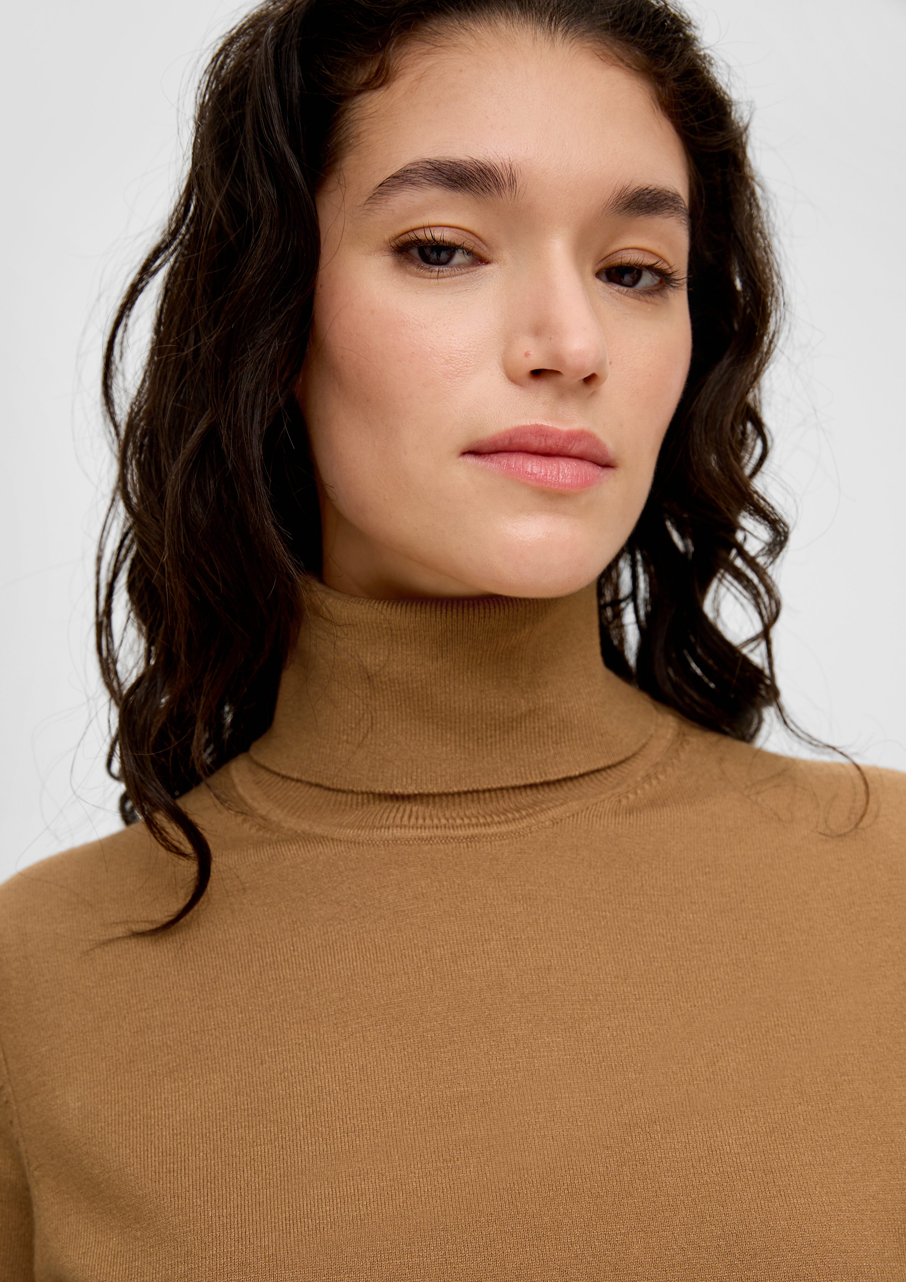 s.Oliver Strickpullover Feinstrickpullover mit Rollkragen günstig online kaufen