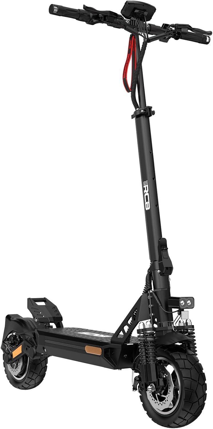 RCB TECH E-Scooter D5 Ultra mit Straßenzulassung NFC Blinker App bis 100km Reichweite, 500 W, 20 km/h, 1600 W Peakleistung, bis 150 kg Gesamtmasse