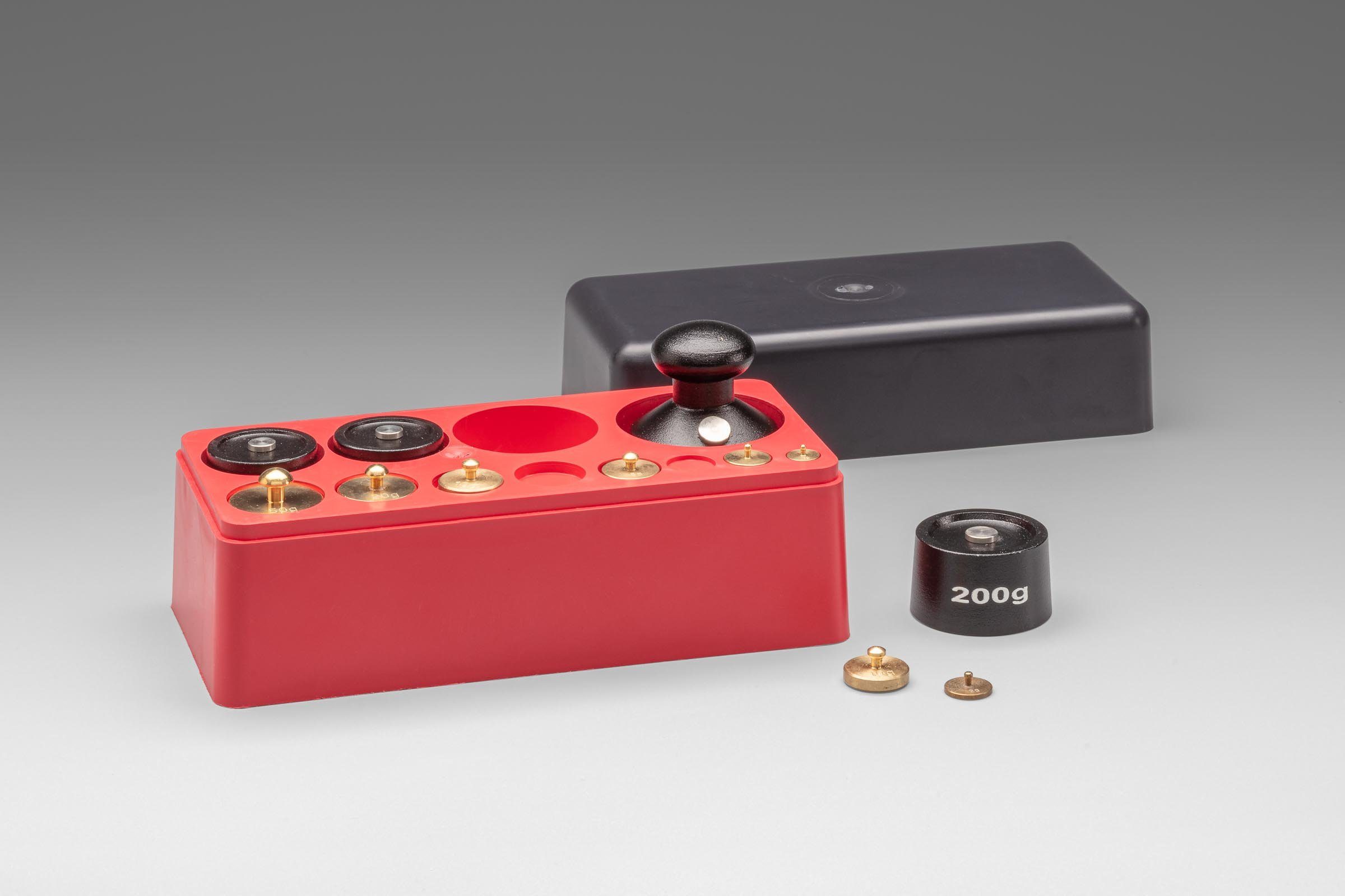 Wissner® aktiv lernen Lernspielzeug Gewichtssatz 1kg 12 Gewichte im Kunststoffkasten, RE-Plastic®