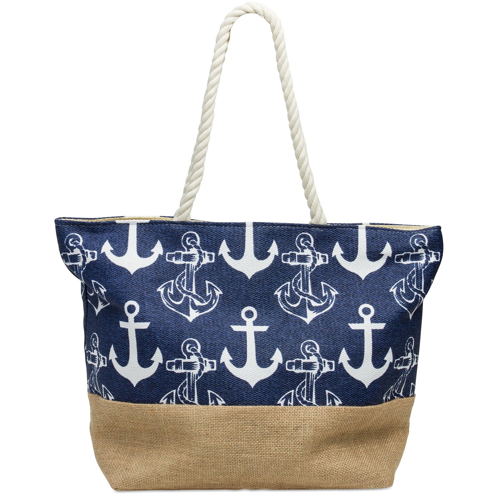 Strandtasche TS1034 Damen Strandtasche mit Anker Muster