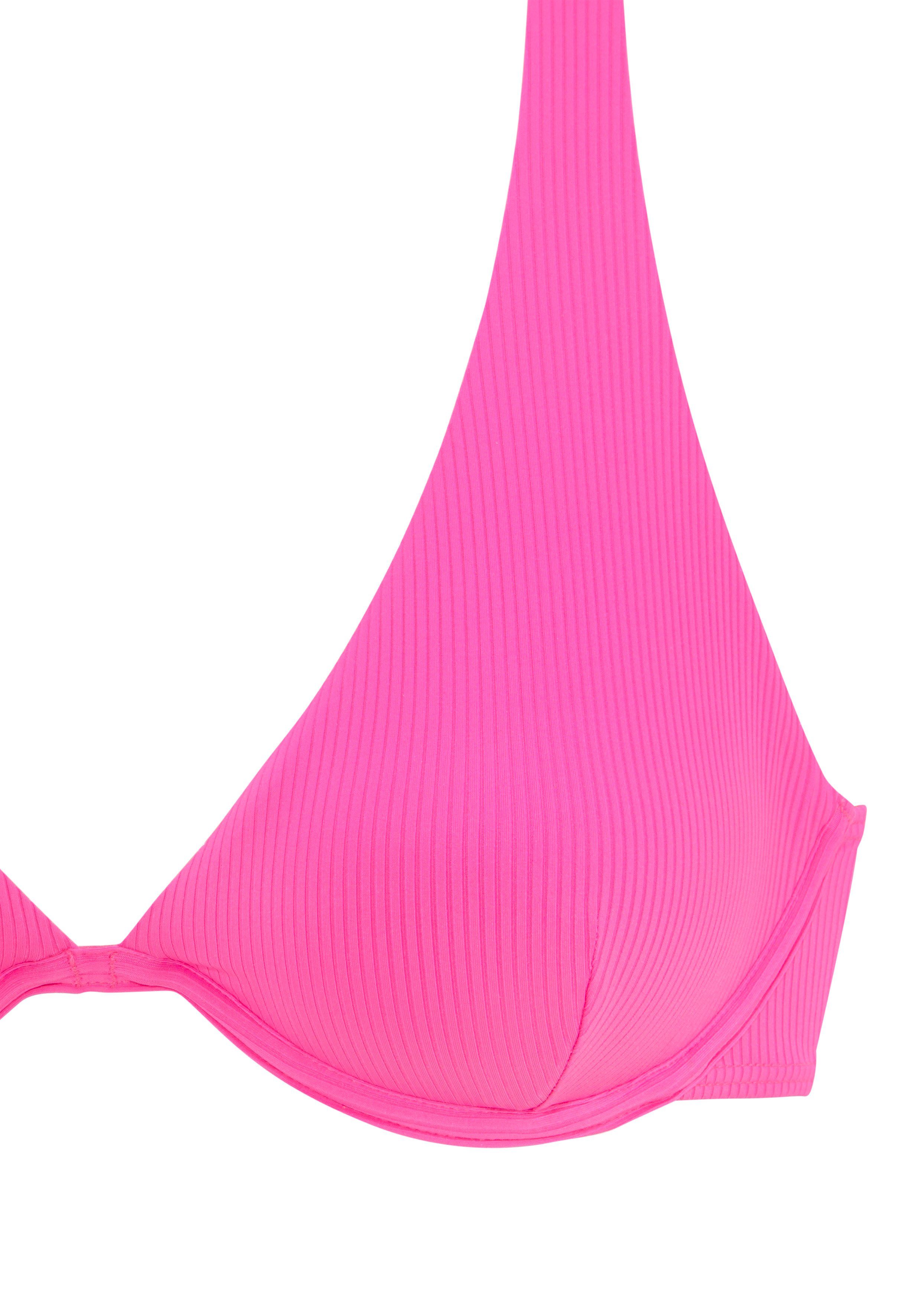 Venice Beach Bügel-Bikini-Top Lucky, aus gerippter Strukturware