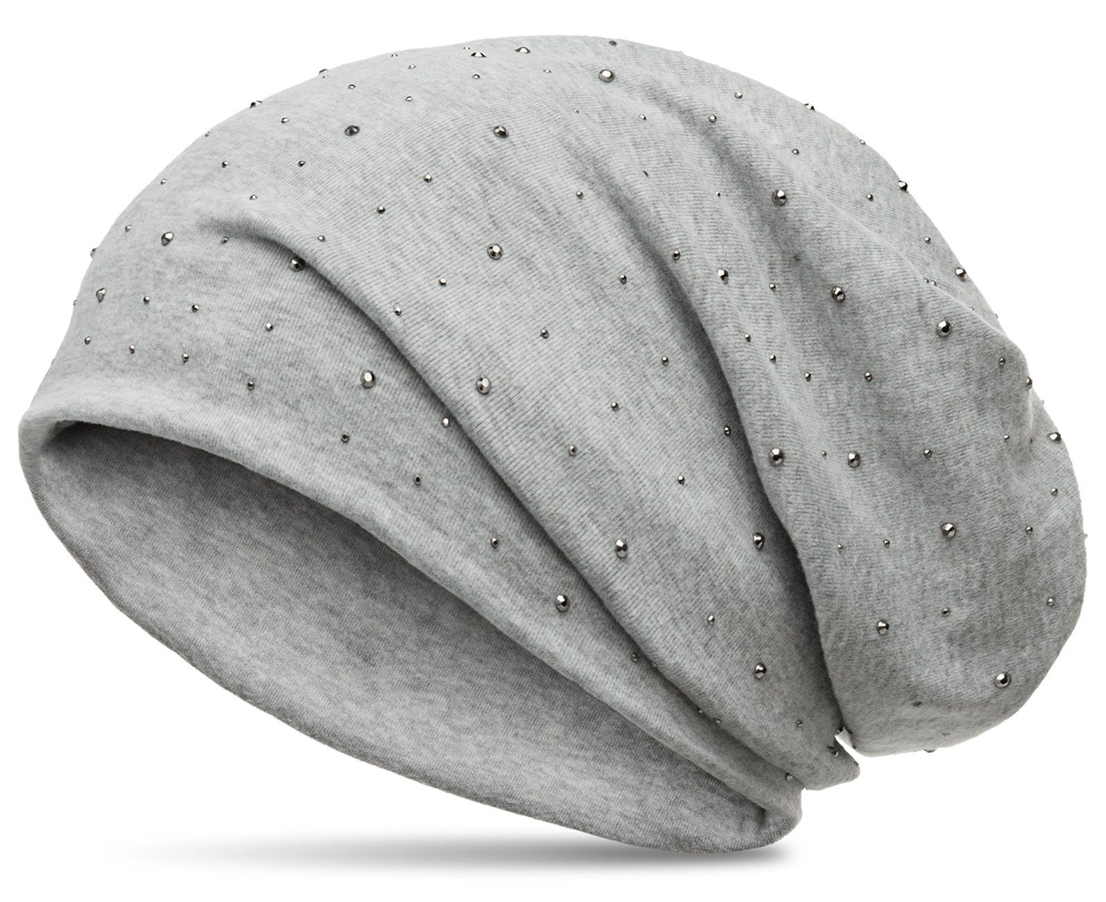 Caspar Beanie MU137 Beanie Mütze mit Strass und warmem Flanell Stoff günstig online kaufen