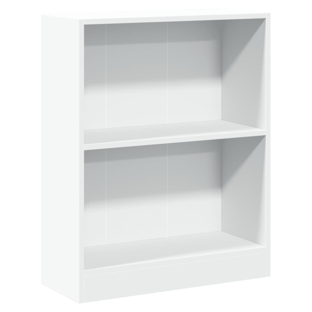 furnicato Bücherregal Weiß 60x24x76 cm Holzwerkstoff, 1-tlg.