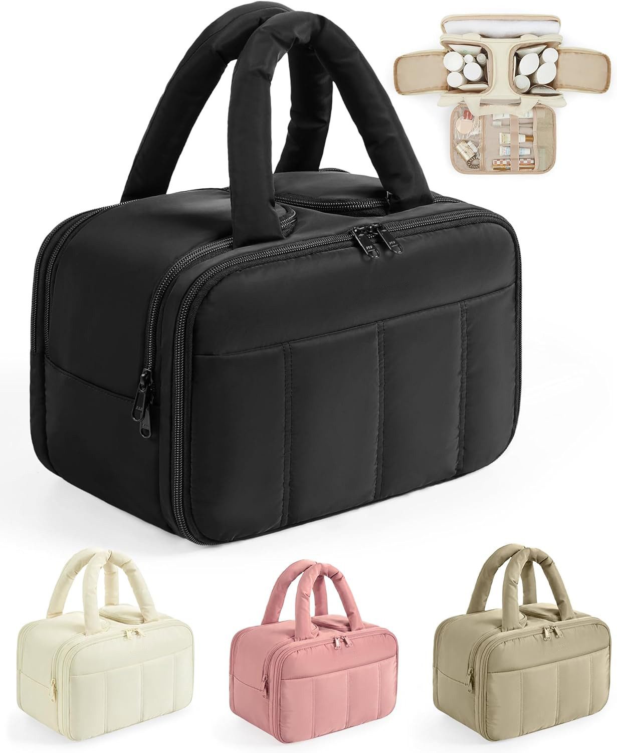 Cachito Kosmetiktasche Kulturbeutel Kulturtasche damen, Kulturbeutel herren, Große, Waschtasche Reise-Kulturtasche