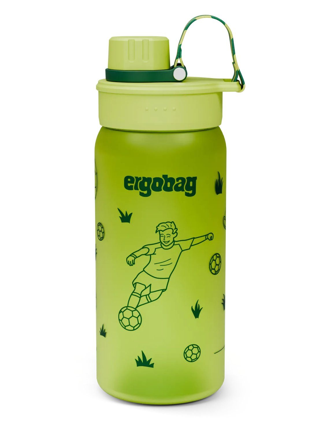 ergobag Trinkflasche Trinkflasche, auslaufsicher und kohlensäuregeeignet