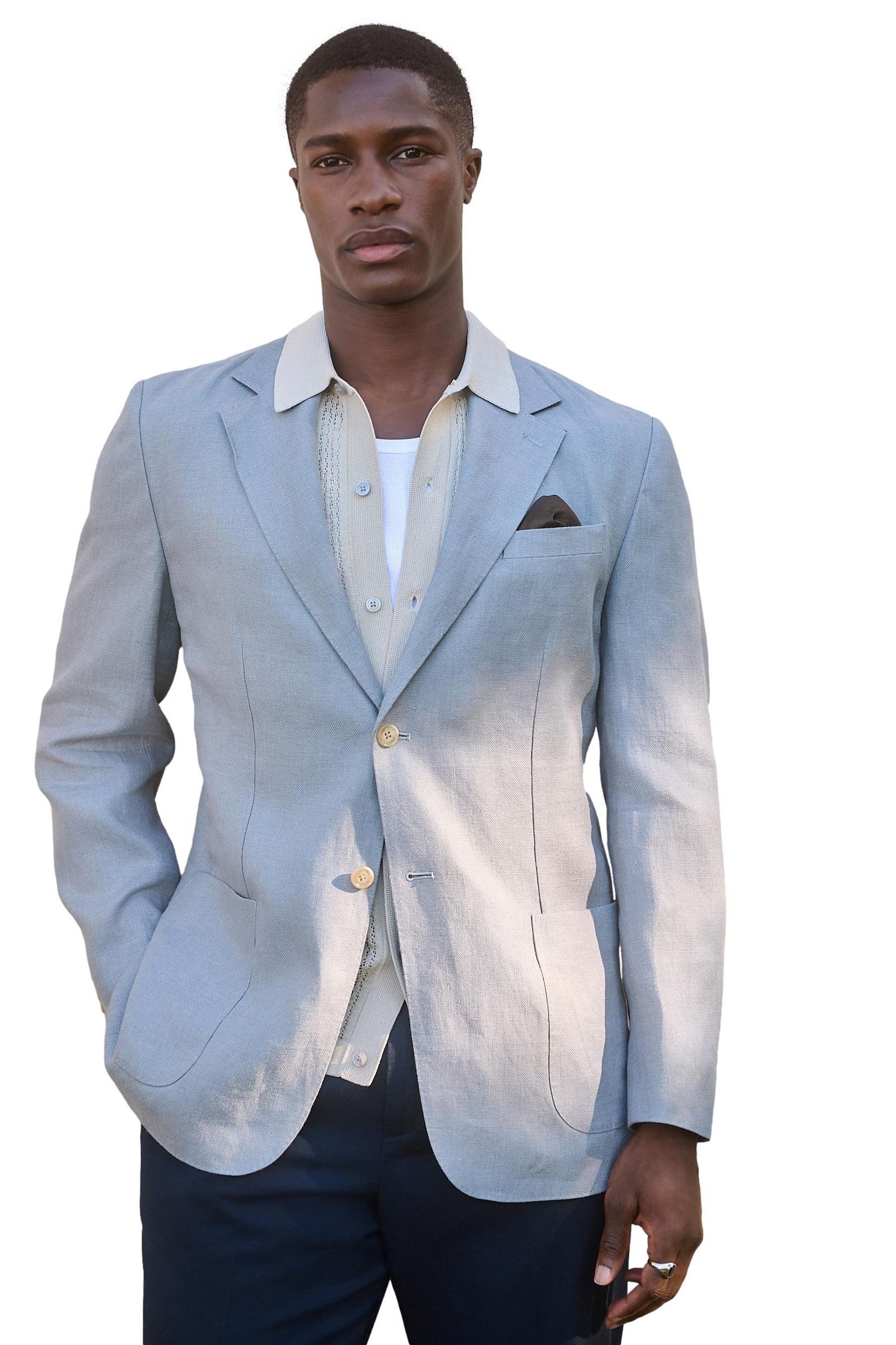 Next Jackenblazer Strukturiertes Regular Fit Signature Anzugsakko (1-tlg)