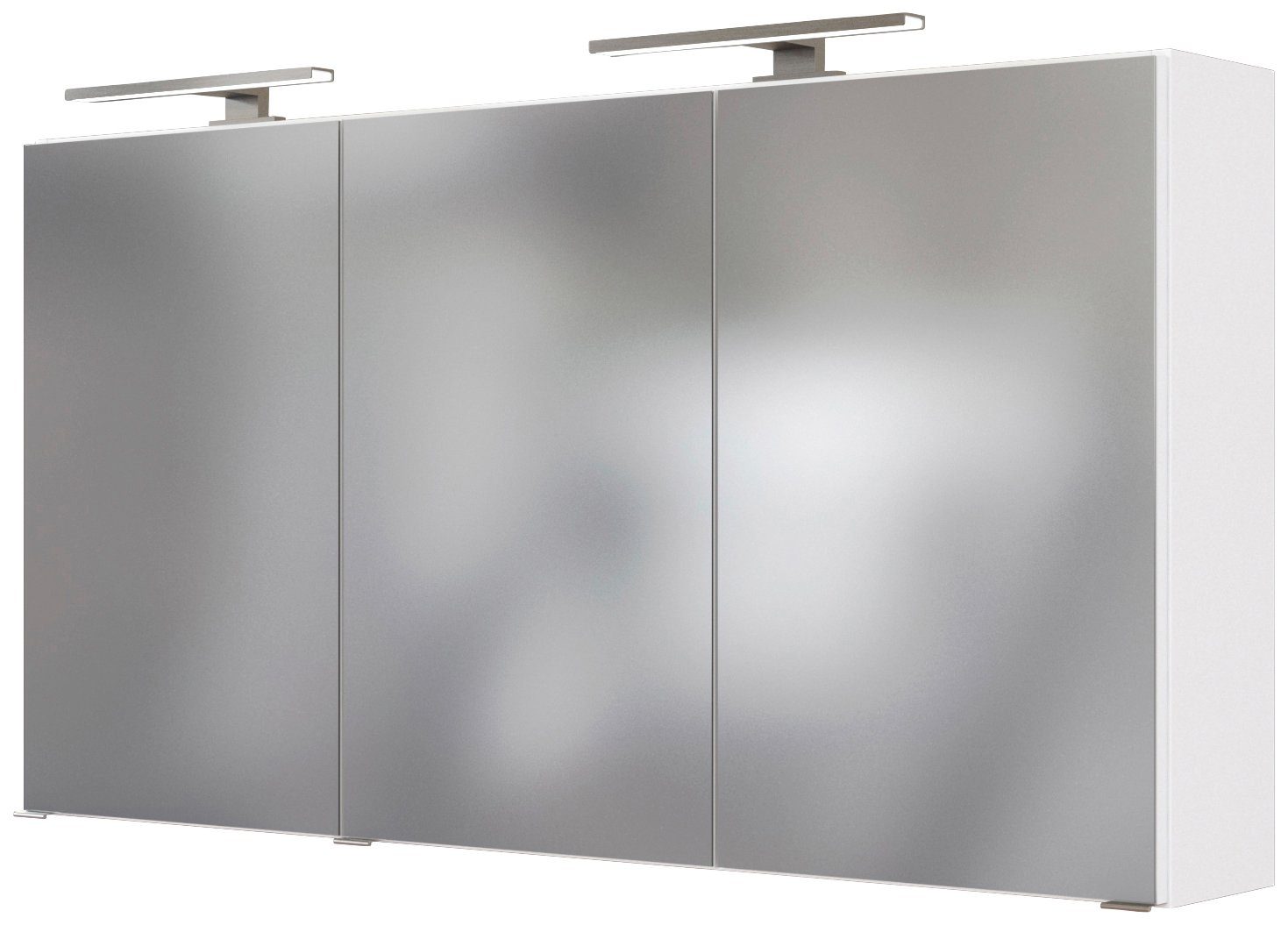 welltime Spiegelschrank Matera Breite 120 cm, mit 6 verstellbaren Glasböden