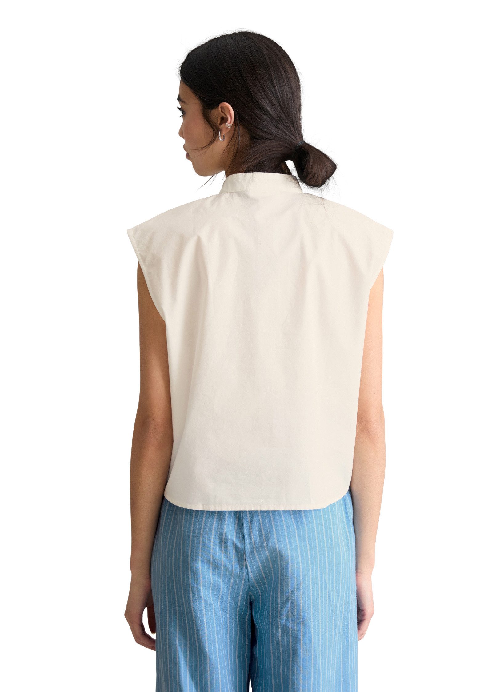 Marc O'Polo DENIM Blusentop aus Papertouch-Popeline