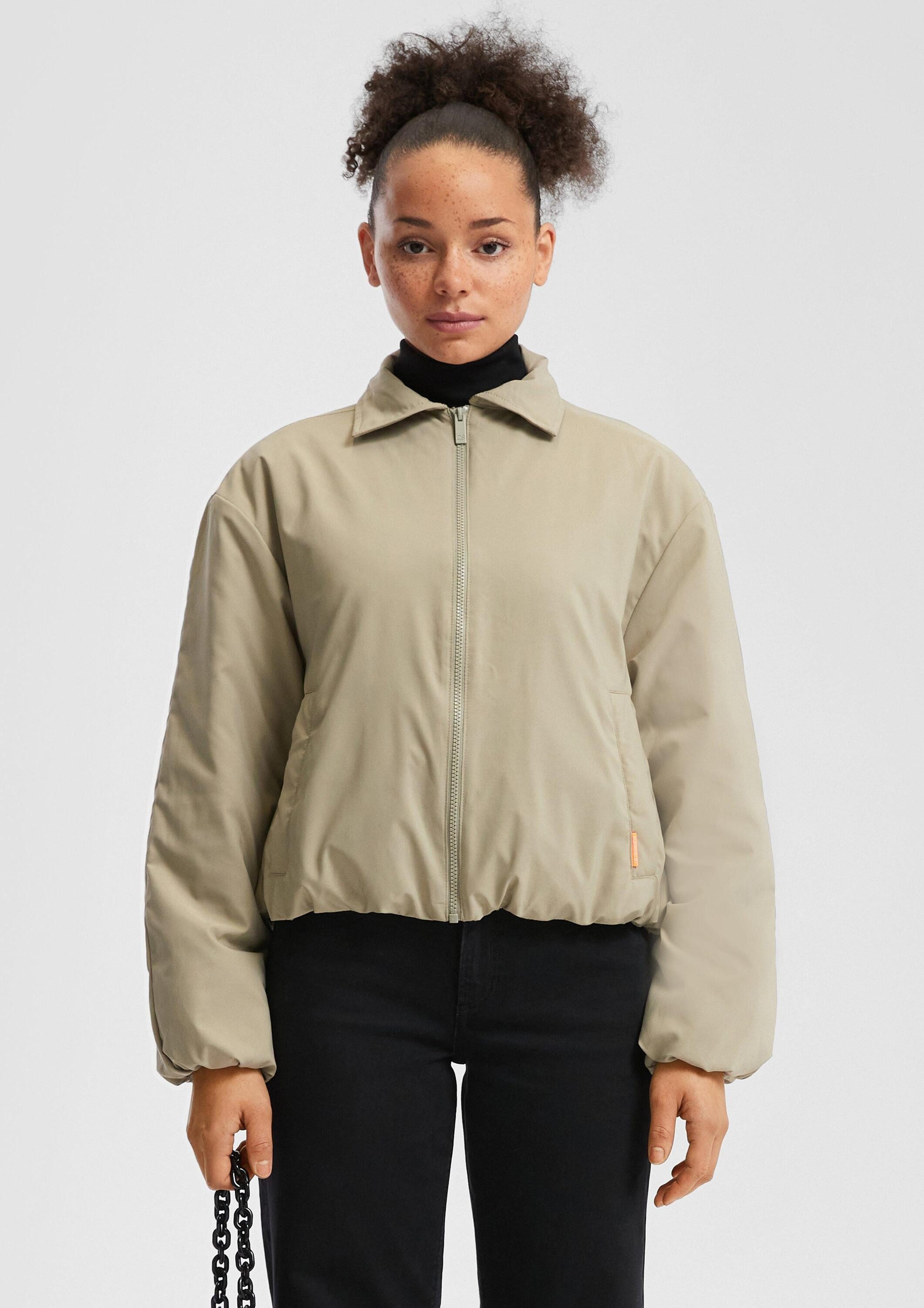 QS Funktionsjacke Outdoor-Jacke Leicht wattierter Blouson mit überschnittener Schulter