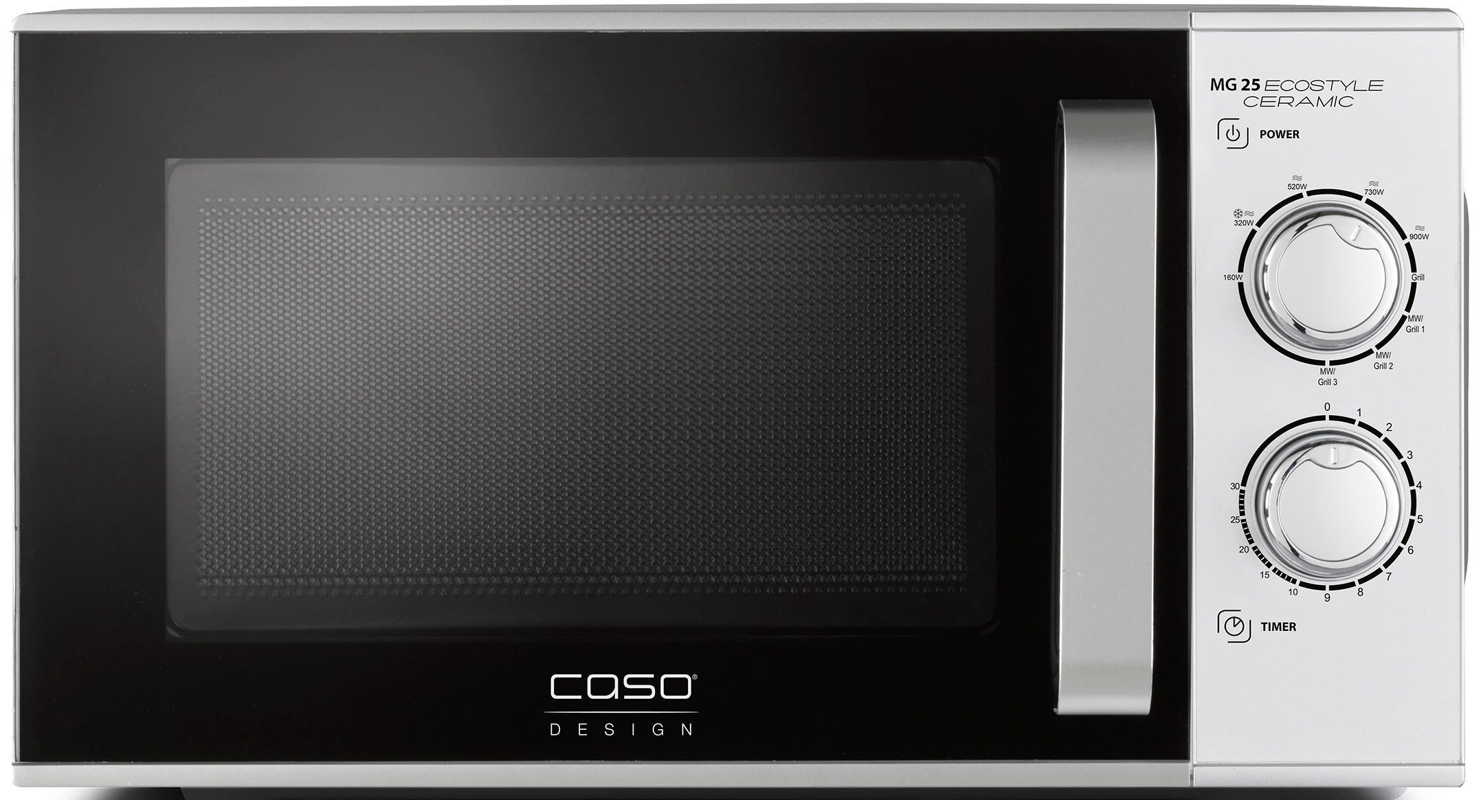 Caso Mikrowelle 3329 MG 25 Ecostyle Ceramic, Grill, Mikrowelle, 25 l, Mikrowelle und Grill