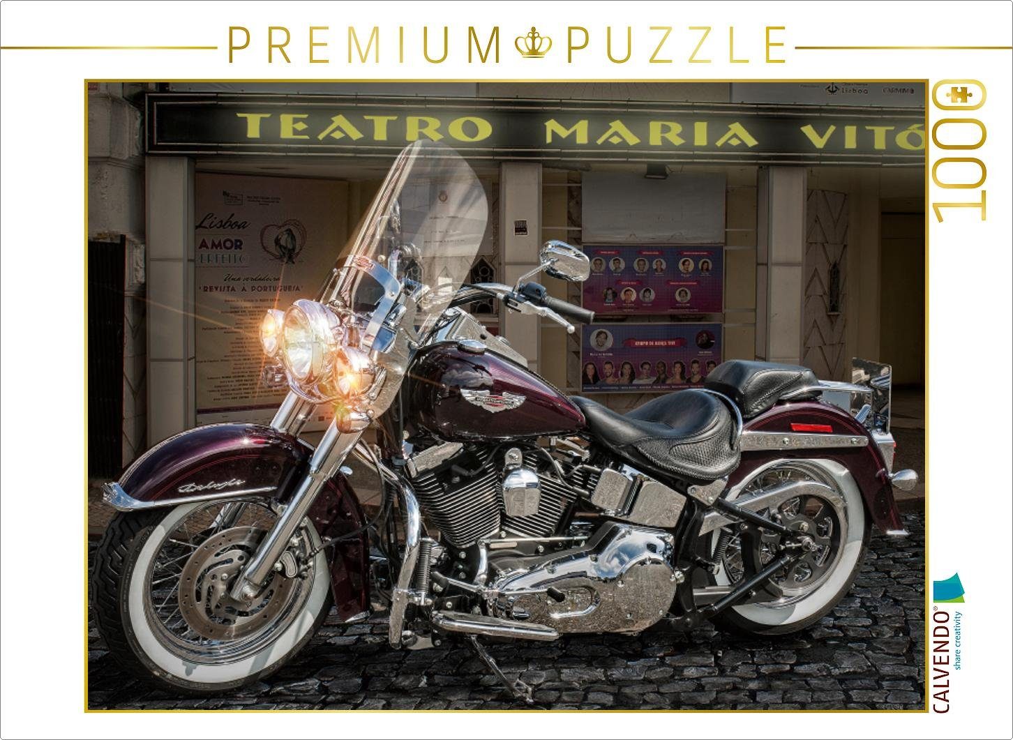 Puzzle CALVENDO Puzzle Harley-Davidson Heritage De Luxe 1000 Teile Lege-Größe 64 x 48 cm Foto-Puzzle Bild von Michael Pohl