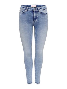 ONLY Skinny-fit-Jeans ONLBLUSH MID SK ANK RAW DNM REA694 mit Stretch