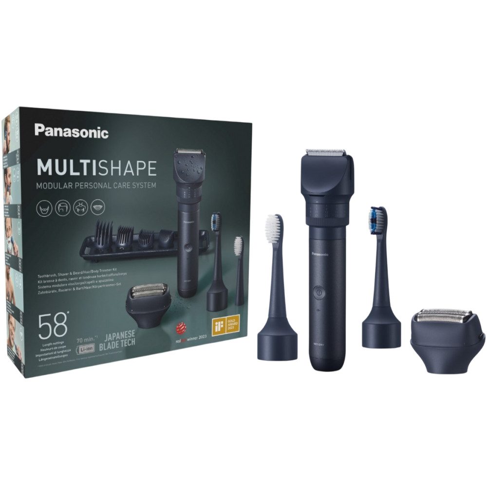 Panasonic Haar- und Bartschneider X Shape Travel - Bart-/Haarschneider - anthrazit