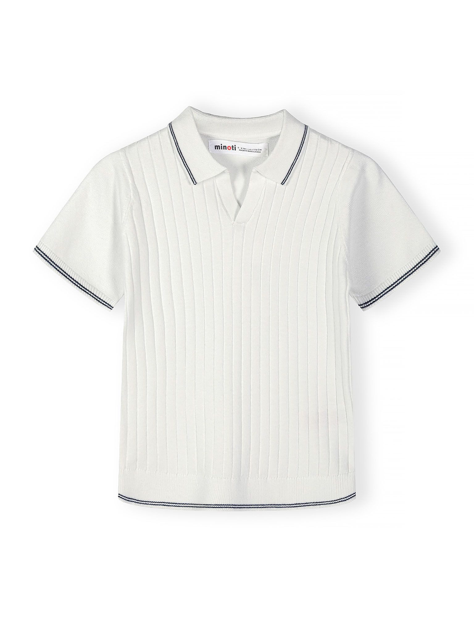 MINOTI Poloshirt Streifen in Kontrastfarbe