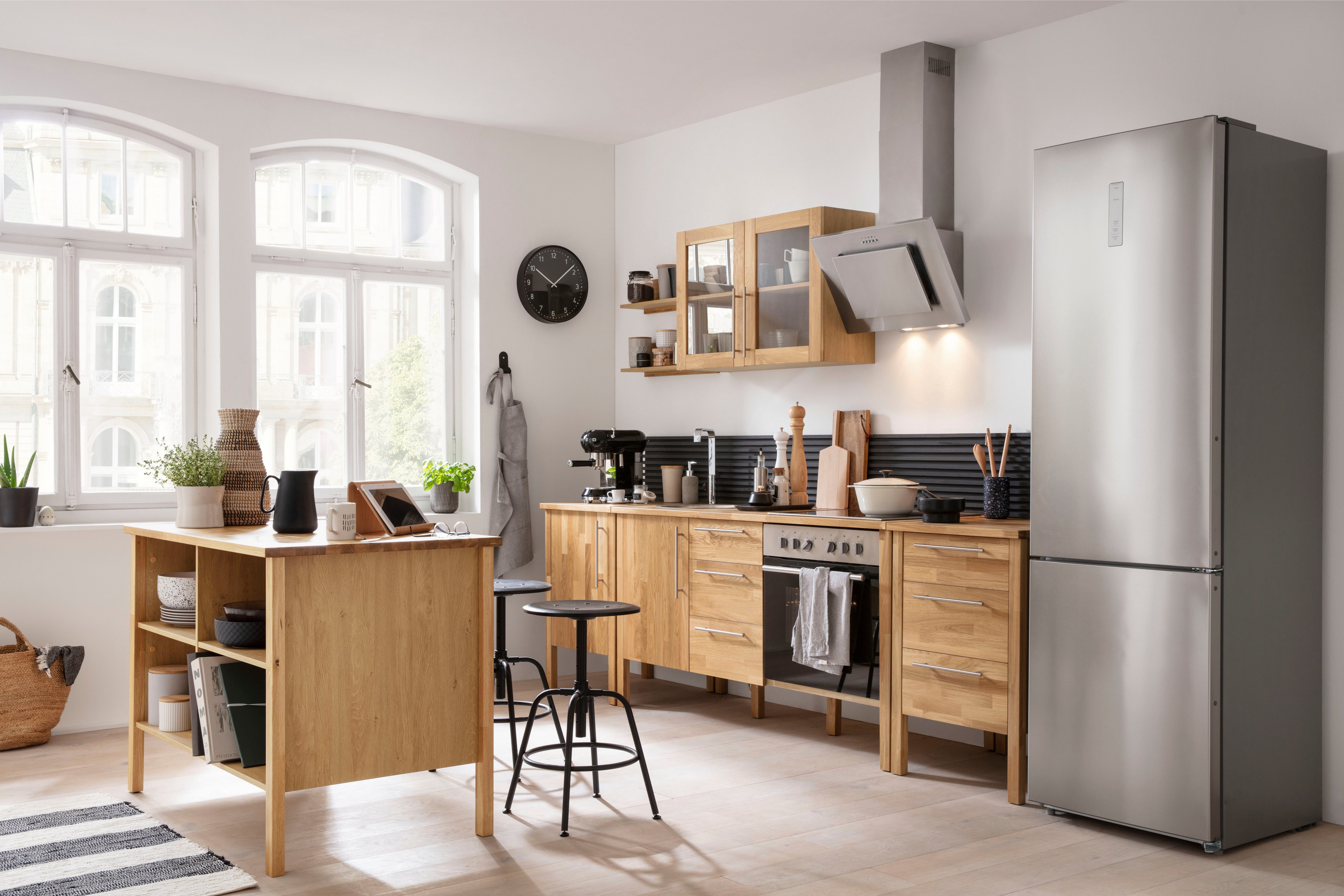 Home affaire Küchenzeile »Nilsson«, (Set), ohne E-Geräte, Breite 160 cm-HomeTrends