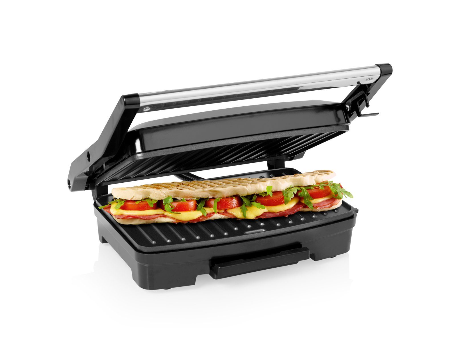 PRINCESS Kontaktgrill, 750 W, mit Grillzange Elektro Multi Tisch-Grill Low  fat Indoor Paninimaker