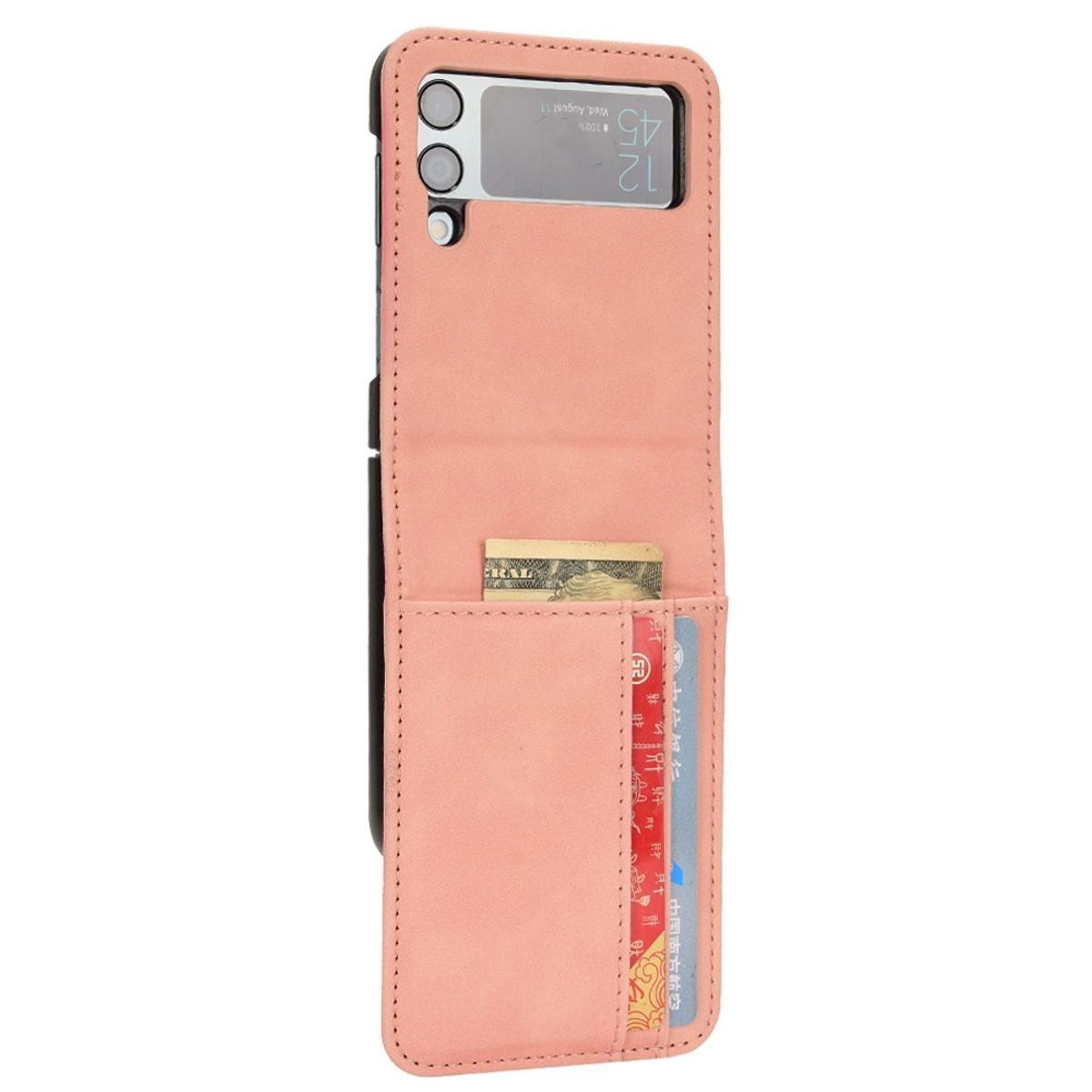 König Design Handyhülle Samsung Galaxy Z Flip3 5G, Schutzhülle Schutztasche Case Cover Etuis Wallet Klapptasche Bookstyle