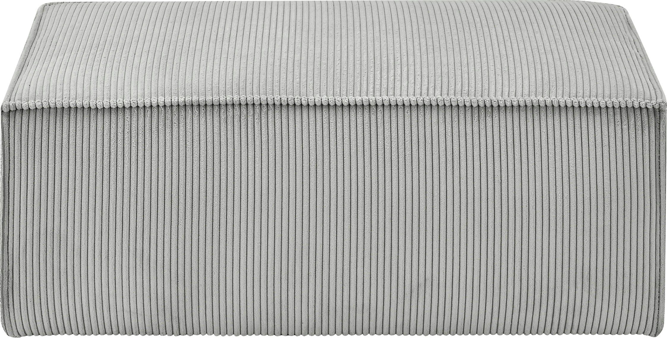 Home affaire Hocker SHERWOOD, Polsterhocker in 3 Stoffarten verfügbar, passend zur Polster-Serie SHERWOOD