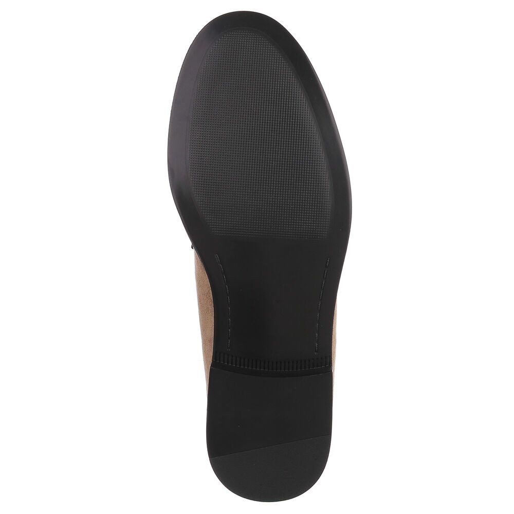 Coolwalk Herren Loafer Pennyloafer Slip-On elegant Freizeit Slipper (91917766) Blockabsatz Slipper in Hellbraun – Bild 3 von 5