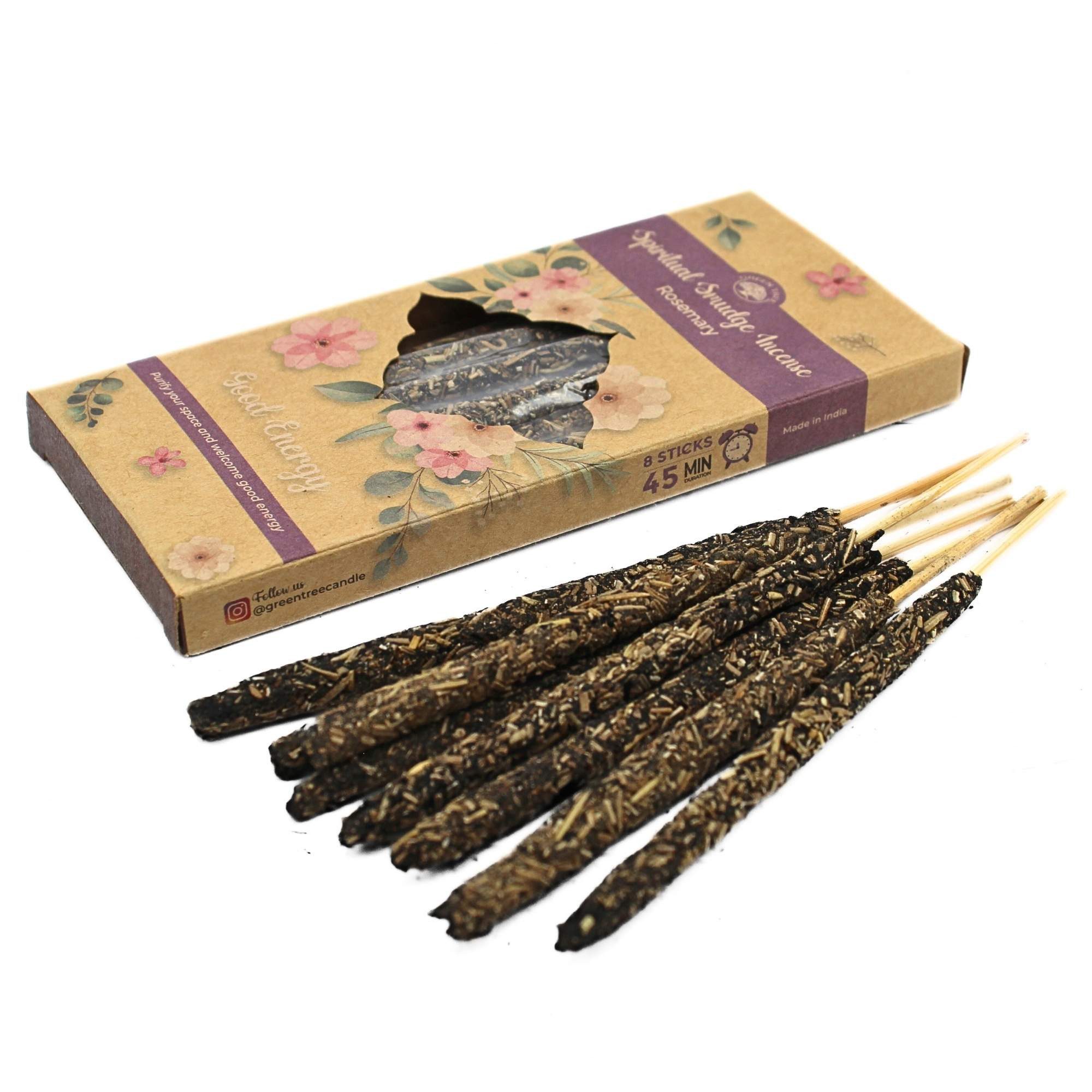 Green Tree Ароматичні палички Green Tree Spiritual Smudge Incense "Rosemary of Positive Energy", 8 S