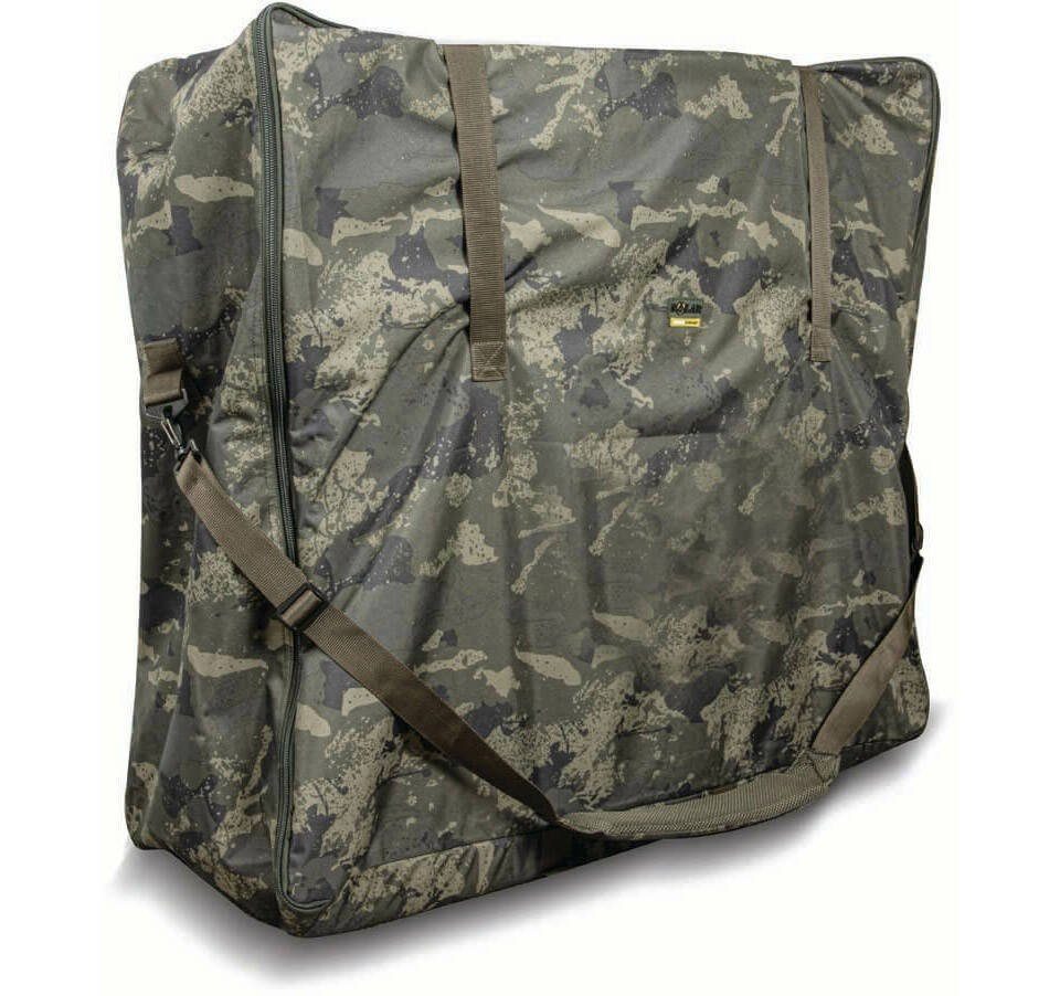 Solar Tackle Angelliegen-Schutzhülle Solar Undercover Bedchair Bag, Clips zur Anpassung der Taschengröße an verschiedene Bedchairs.