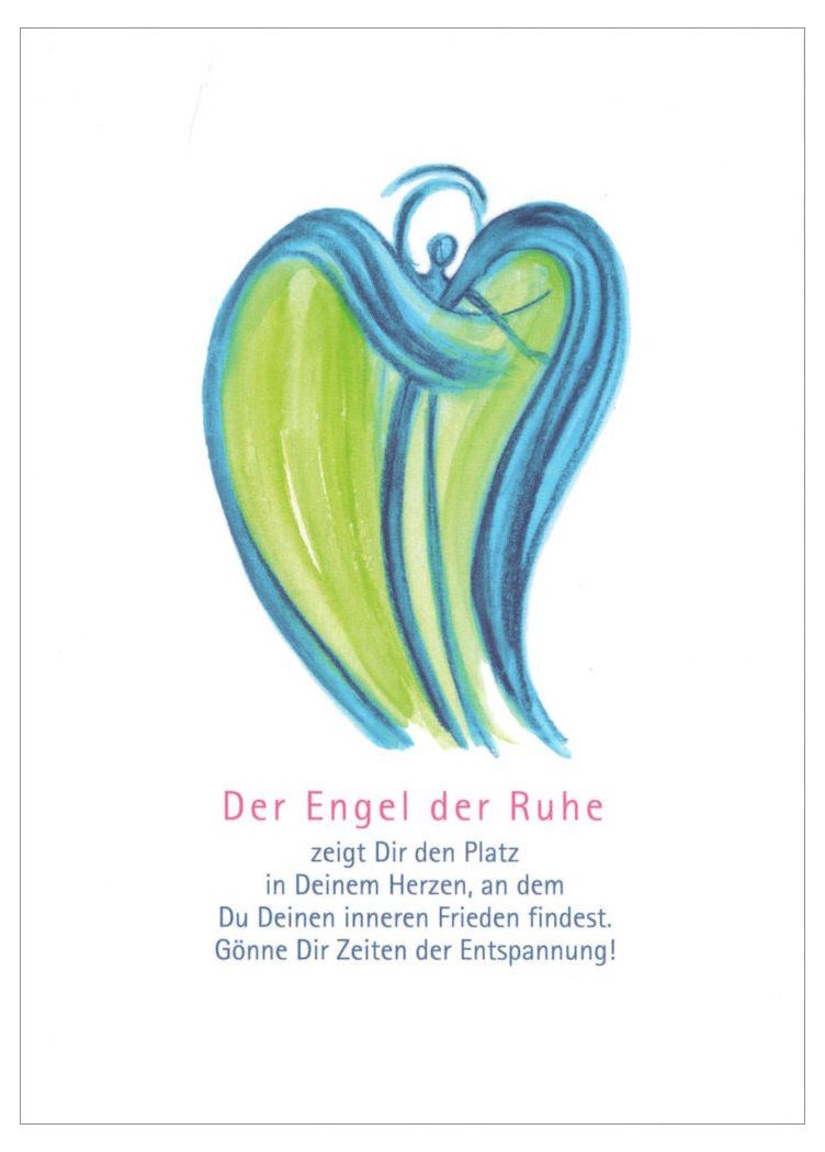 Postkarte "Der Engel der Ruhe"