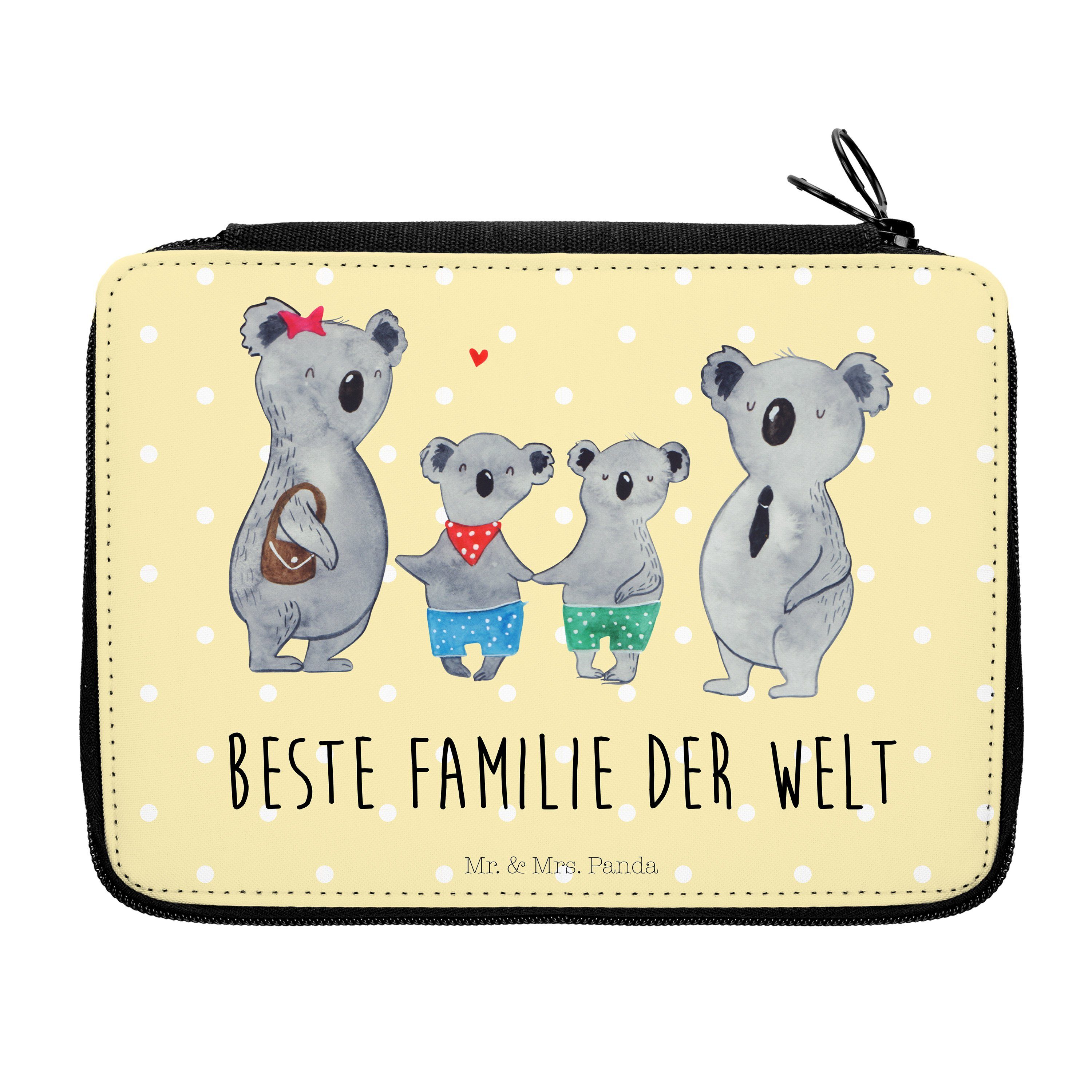 Mr. & Mrs. Panda Federmäppchen Pastell Familie (1-tlg) - zwei - Stifterolle, Koala Koalabär, Gelb Geschenk