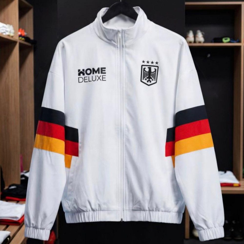 HOME WEAR Trainingsjacke Home Deluxe TEAM DEUTSCHLAND - JACKE 2026 Nahtlose Retro-Optik Jacke, Fußballjacke, Oversize