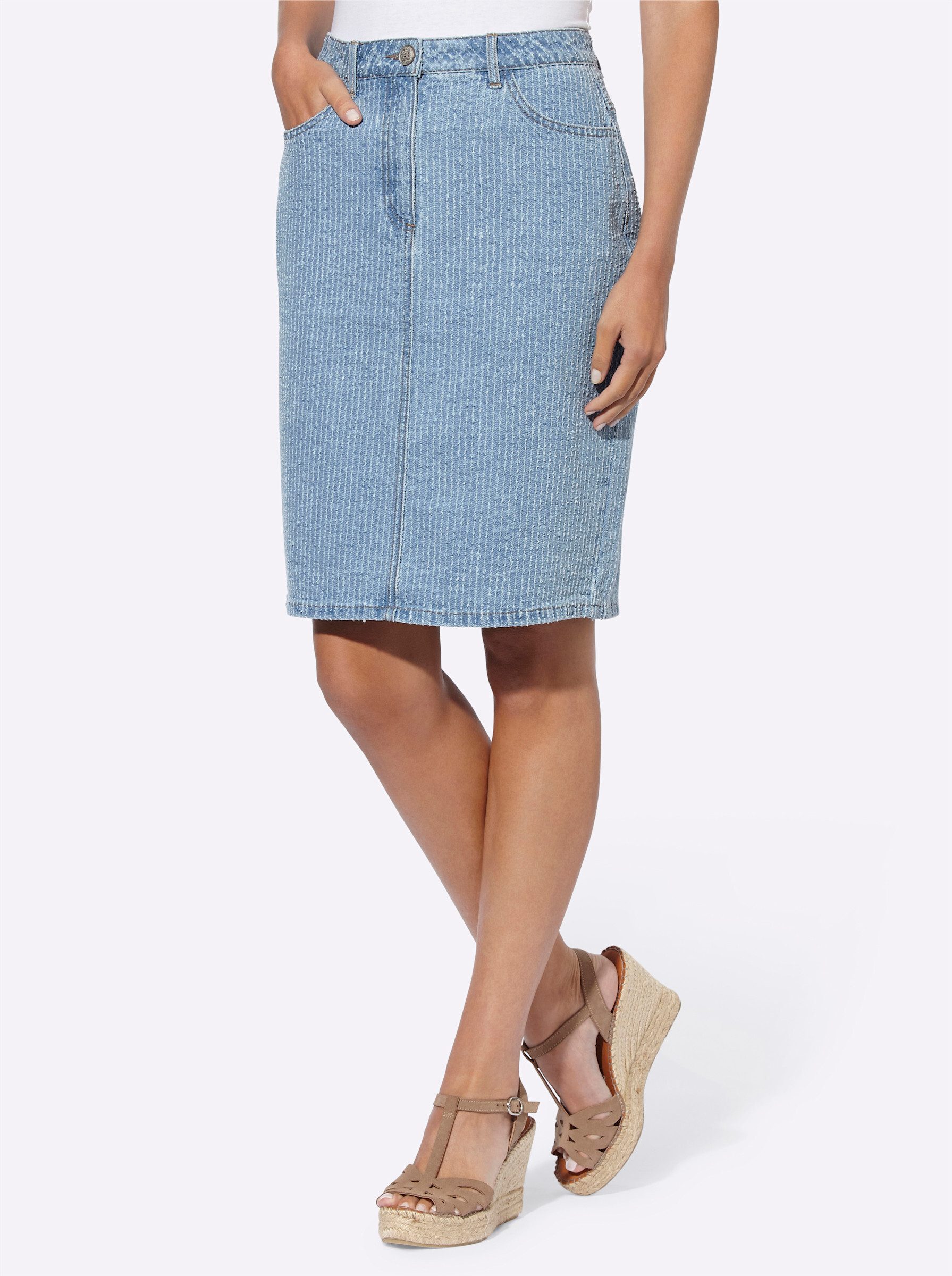 heine A-Linien-Rock Jeansrock . günstig online kaufen