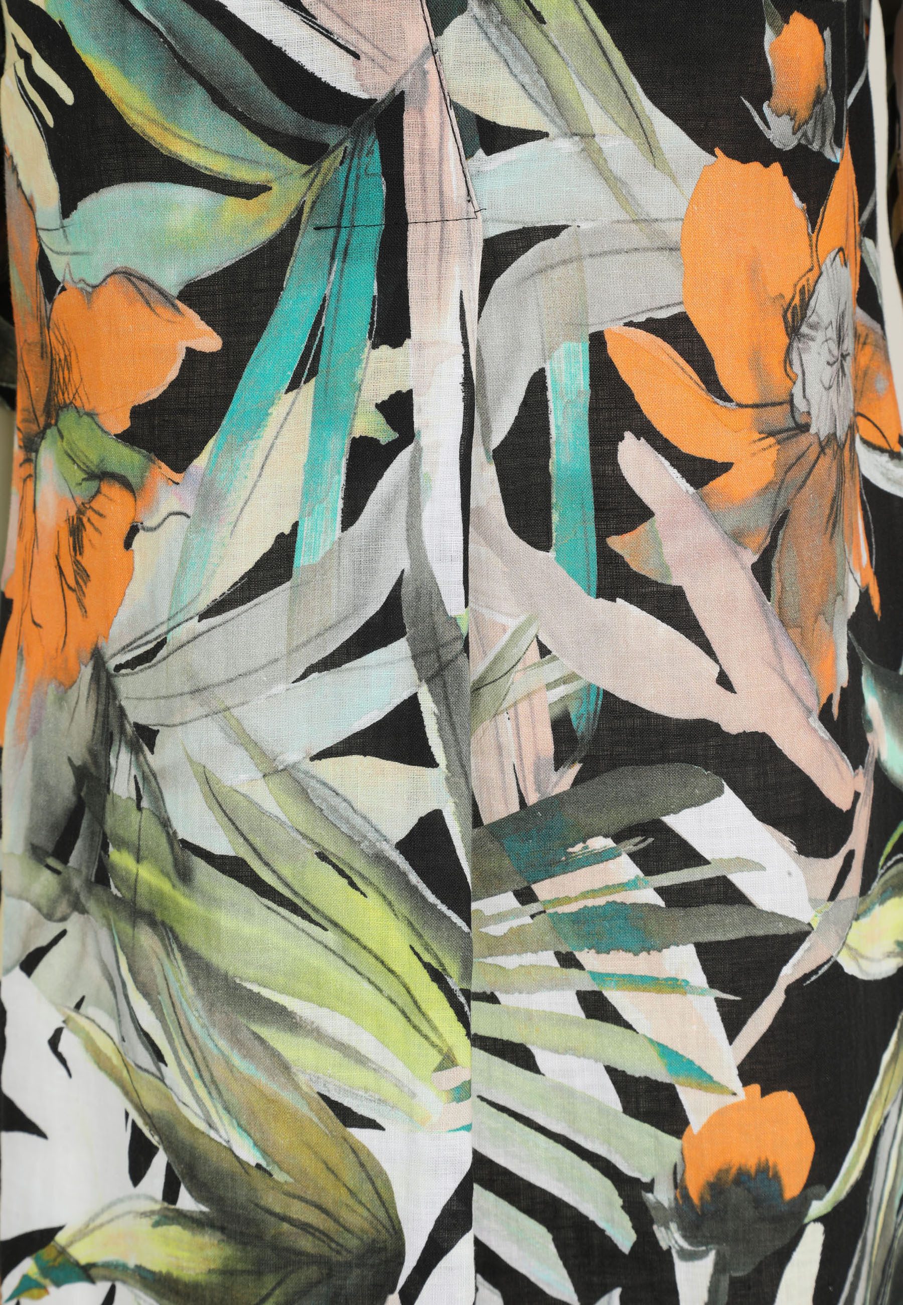 Doris Streich Sommerkleid mit Dschungel-Print