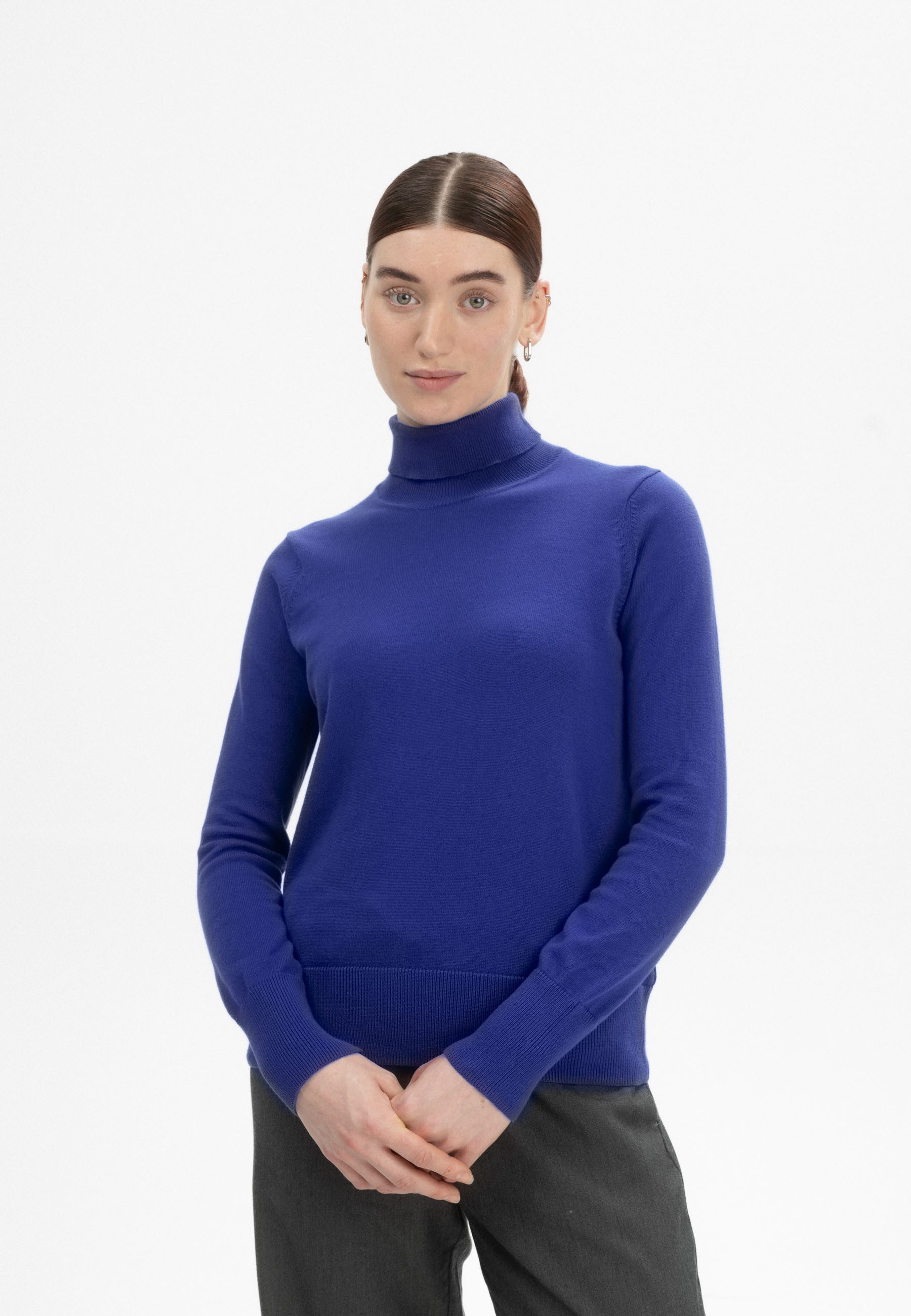 MELA Rollkragenpullover Damen Feinstrick Rollkragenpullover MAYURA günstig online kaufen