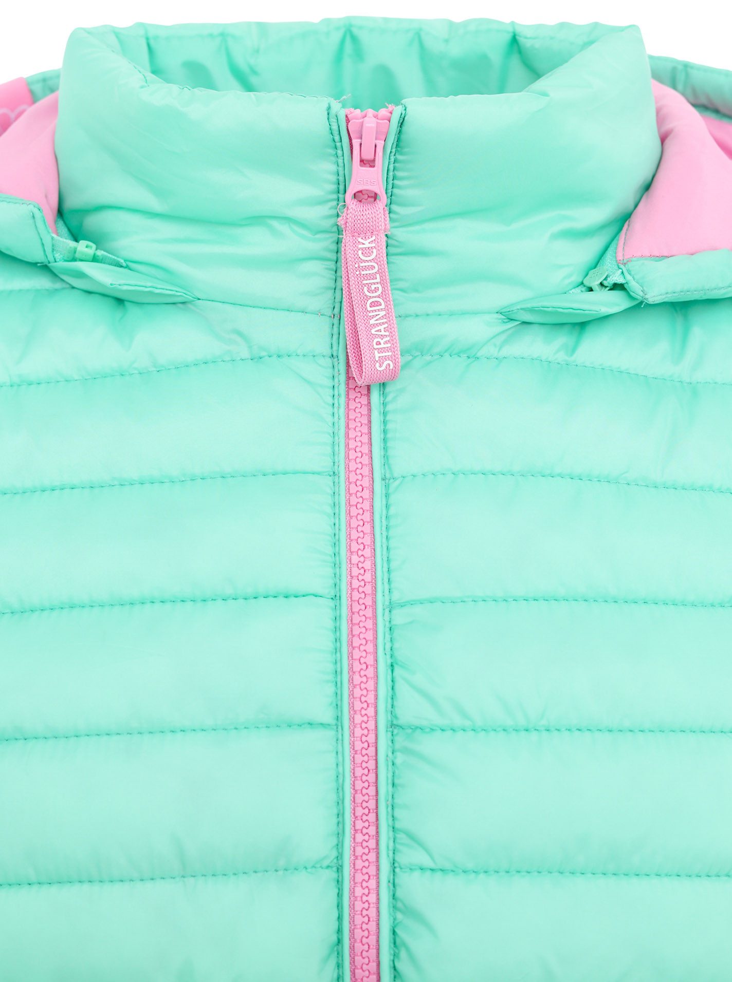 Zwillingsherz Steppjacke Steppjacke Anker Strandglück seitlich elastischer Einsatz