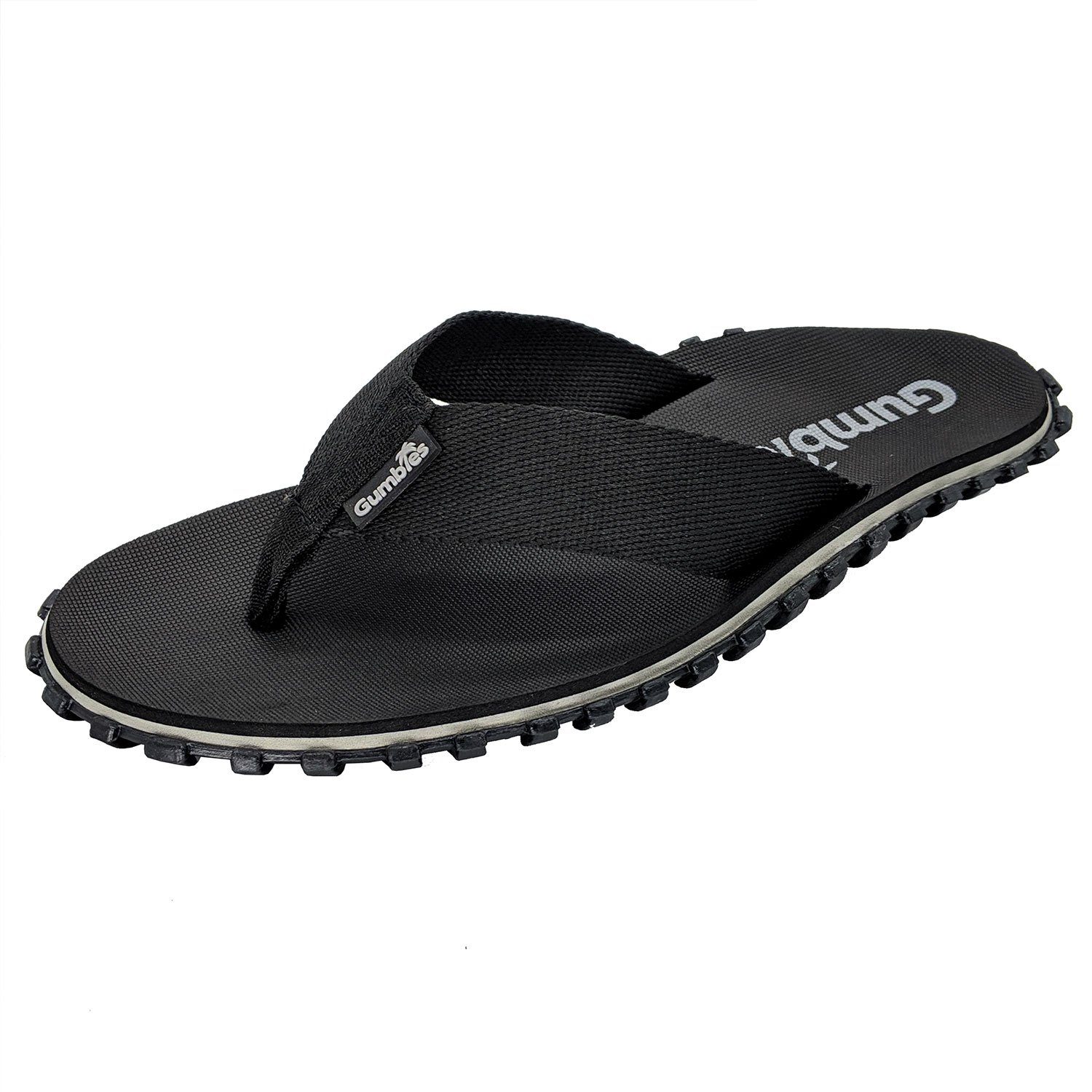 Gumbies Duckbills in Black T-Strap-Zehentrenner aus recycelten Materialien »in farbenfrohen Designs«