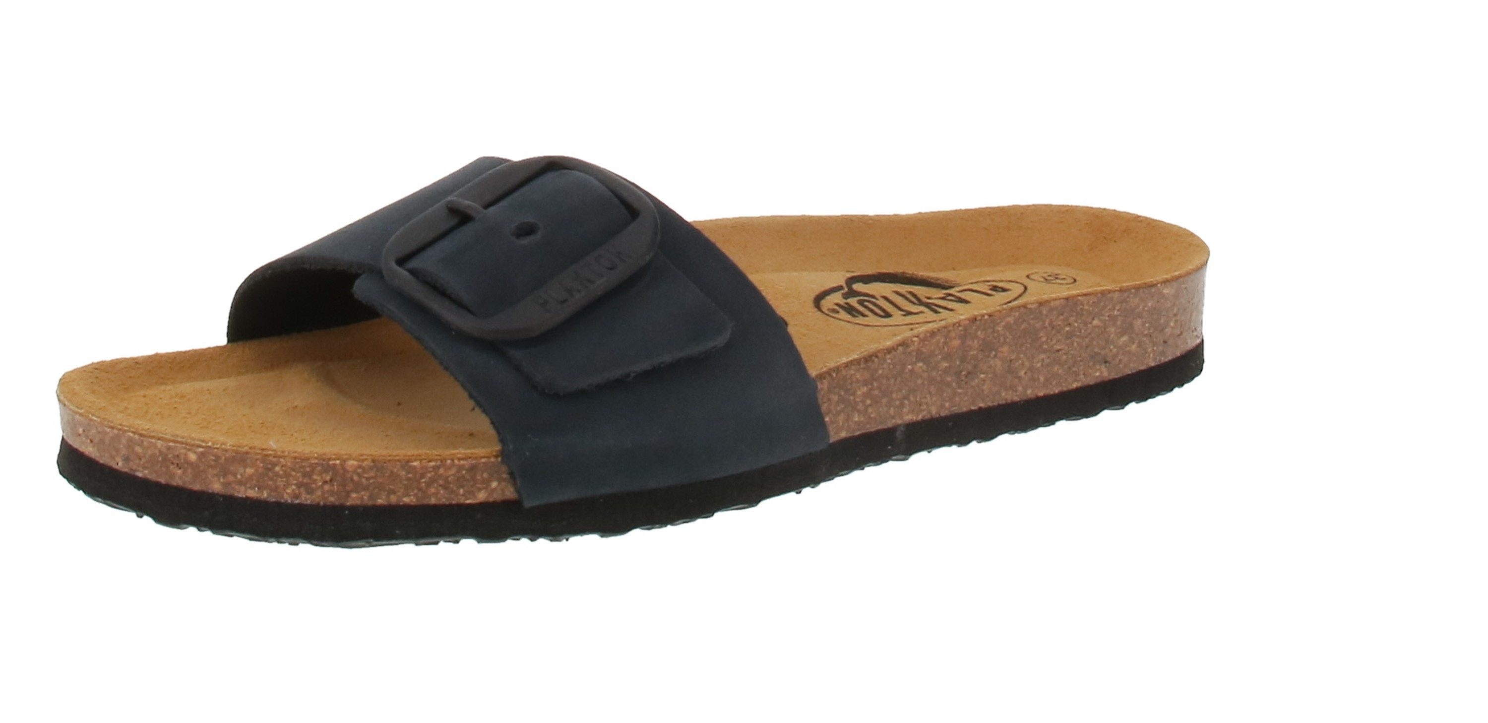 Plakton plakton 181018 Bis 3 Nobuck - Damen Pantolette - Marino Sandale. € 73,45