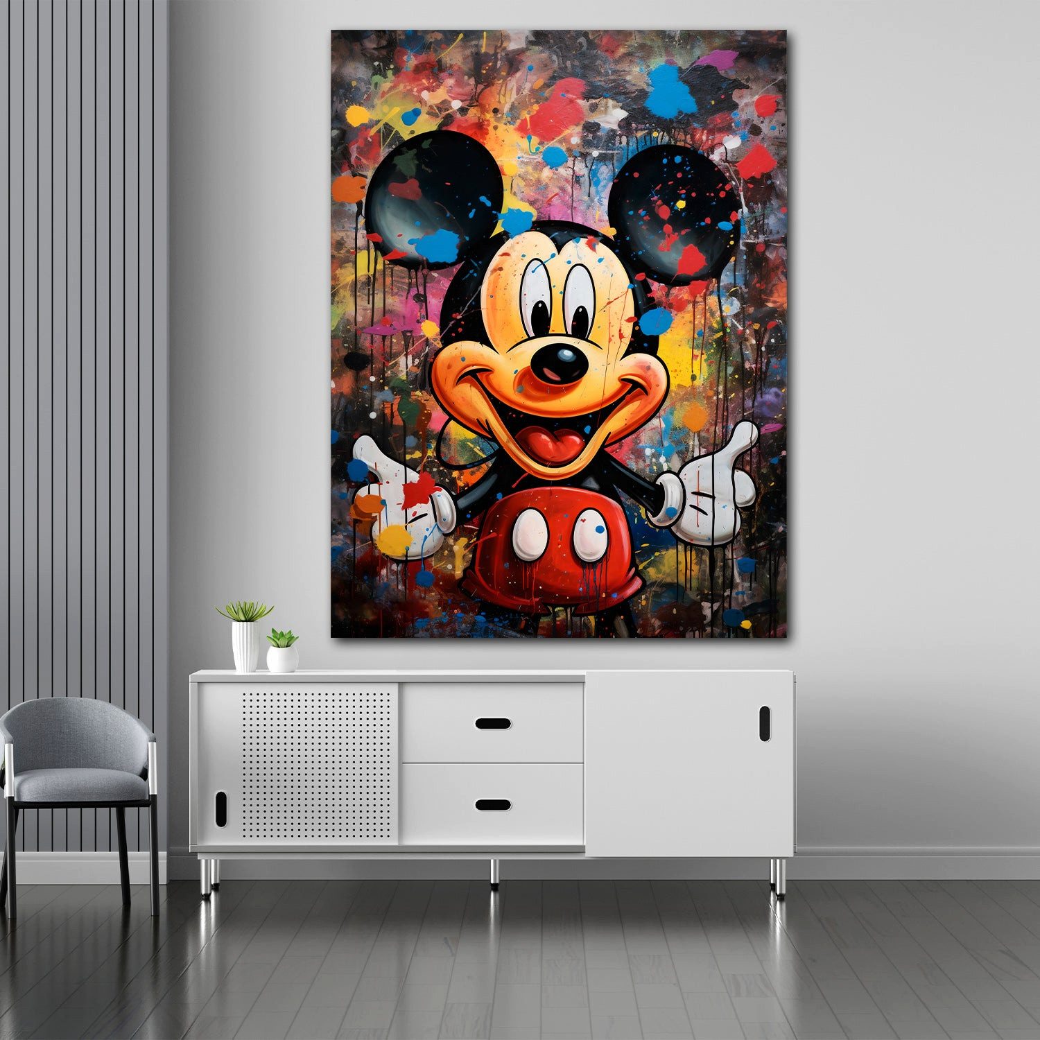 Artedinoi Leinwandbild Mickey Comic Pop Art günstig online kaufen