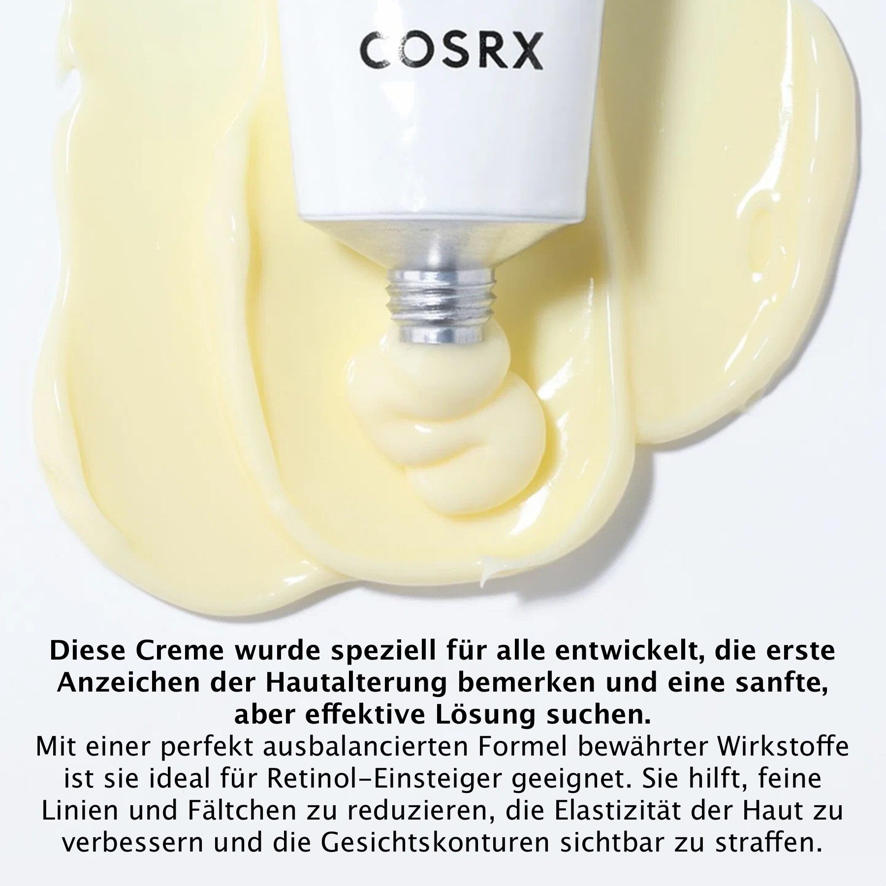 Cosrx Anti-Aging-Creme The Retinol 0.1 Gesichtscreme Anti-Falten Creme mit Hyaluronsäure, 1-tlg., Anti-Aging, Anti-Falten, Retinol, COSRX