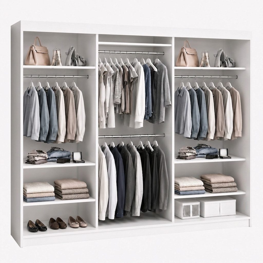 A&J MöbelLand GmbH Schiebetürenschrank ORAVELLE 3-türiger Kleiderschrank mit Spiegel (TOP ANGEBOT! Geräumiger Schrank mit einer Breite von 200 cm ideal zur Aufbewahrung von Kleidung und Accessoires. Wählen Sie das ideale Modell für Ihr Schlafzimmer!, TOP PRODUKT) Breite: 200 cm, Höhe: 215 cm, Tiefe: 59,5 cm