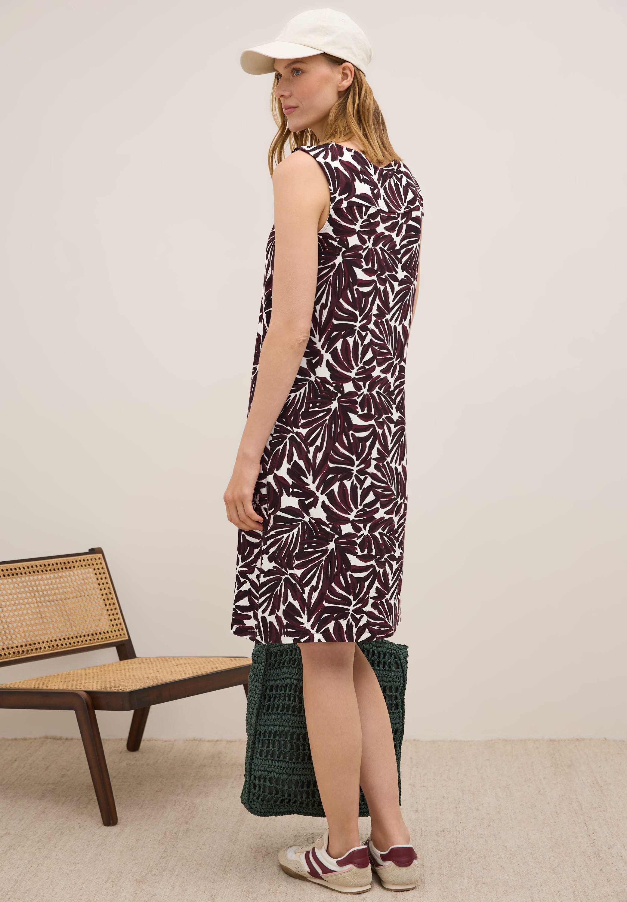 CECIL Jerseykleid mit Raffung an den günstig online kaufen