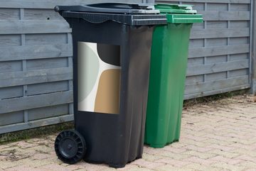 MuchoWow Wandsticker Pastell - Minimalismus - Gestaltung (1 St), Mülleimer-aufkleber, Mülltonne, Sticker, Container, Abfalbehälter