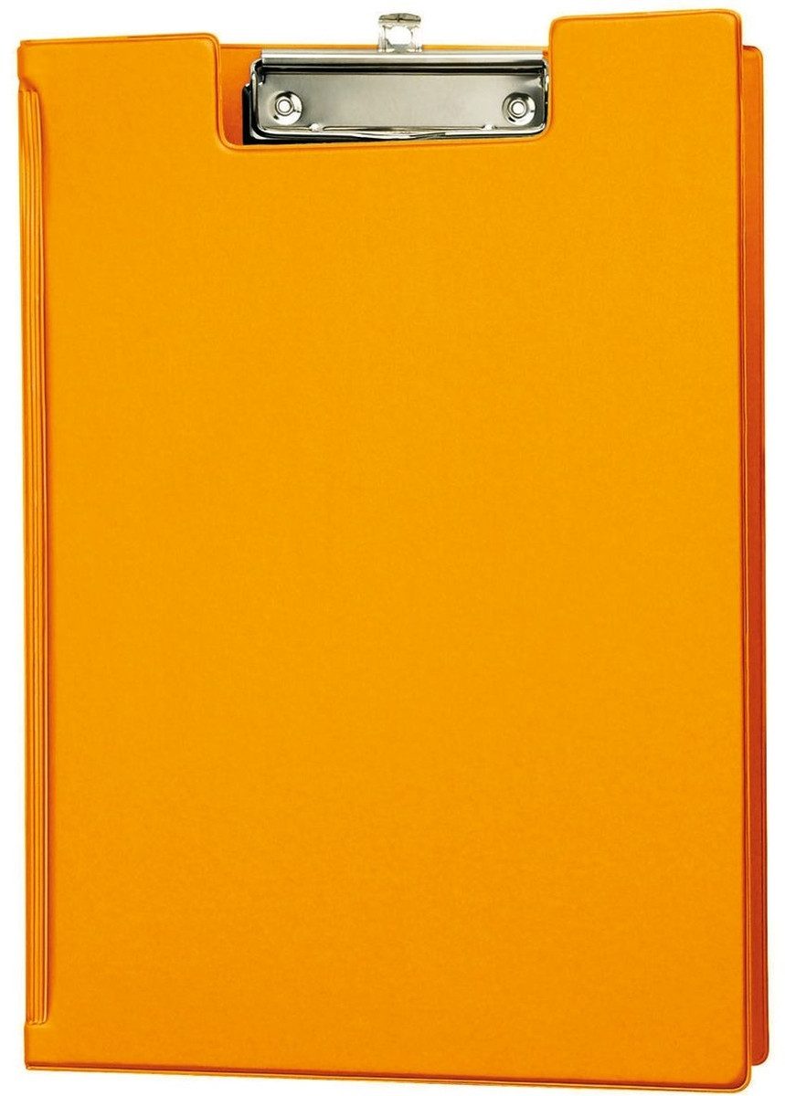 Schreibmappe Schreibmappe mit Folienüberzug A4 hoch orange