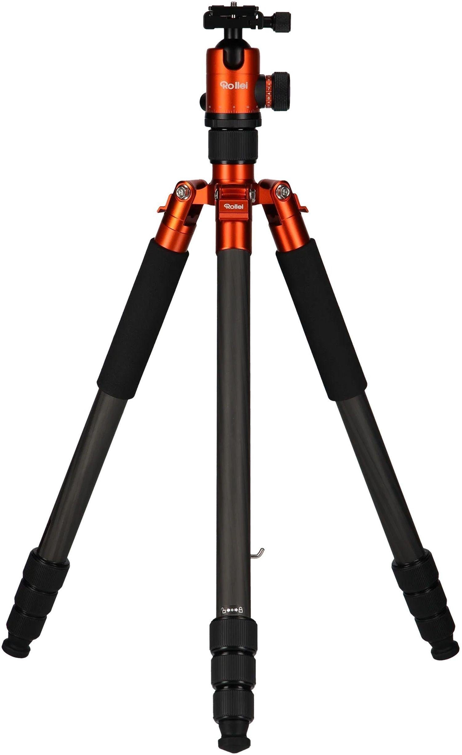 Rollei C6i Carbon orange Stativhalterung
